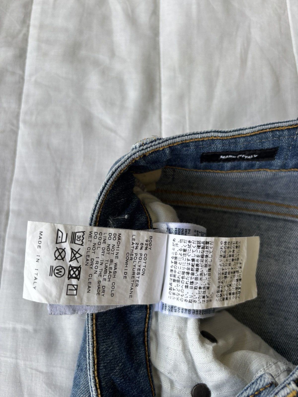 R13 🔥R13 STRAIGHT BOY DISTREESED DENIM JEANS Size 27" / US 4 / IT 40 - 13 Thumbnail