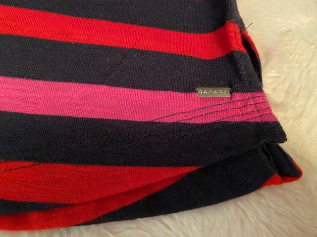 Garage Garage Striped Henley Top Ladies Junior Size XS NWT Size XS / US 0-2 / IT 36-38 - 3 Thumbnail