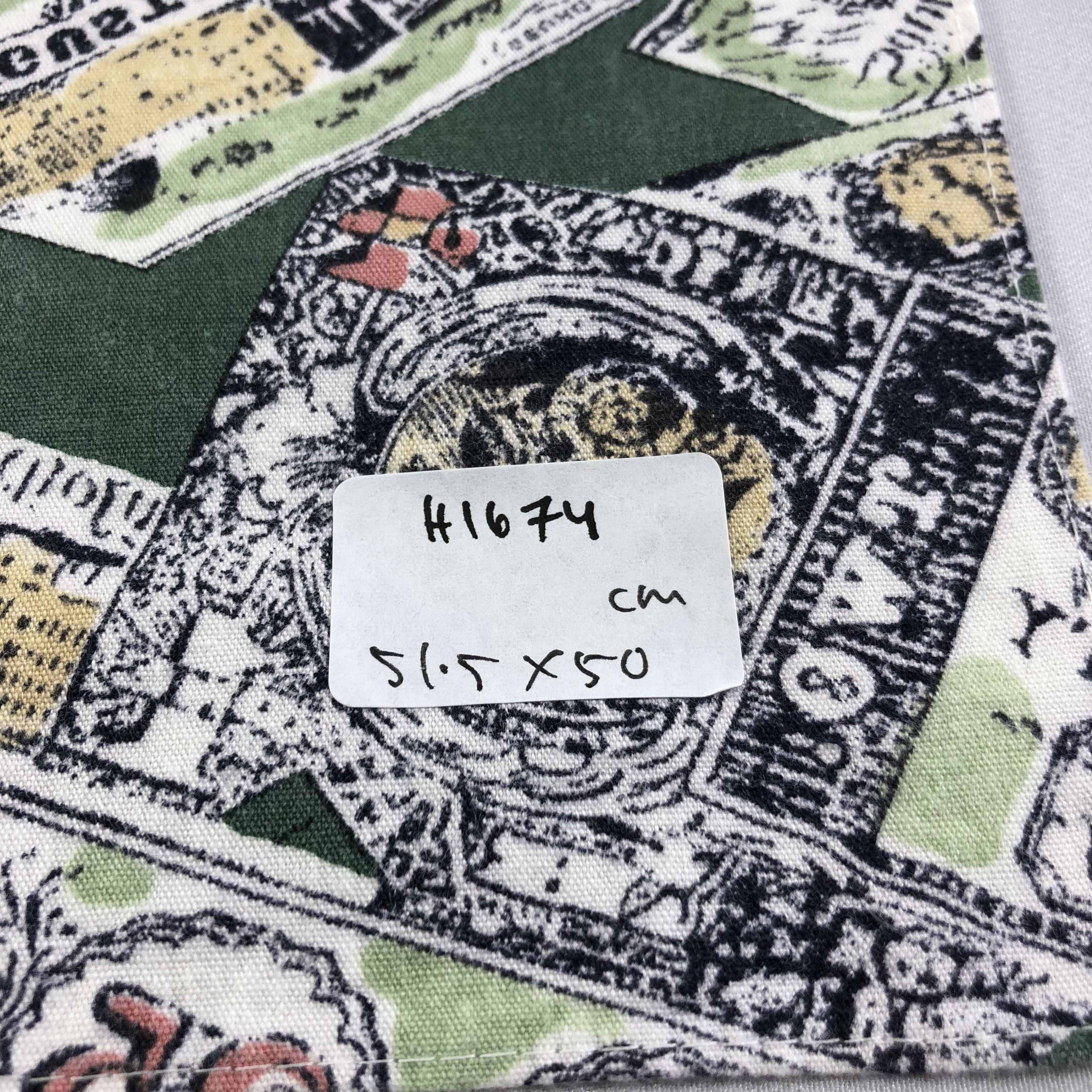 Moschino × Vintage Moschino Mirror Image Handkerchief Neckerchief Bandana H1674 Size ONE SIZE - 6 Thumbnail