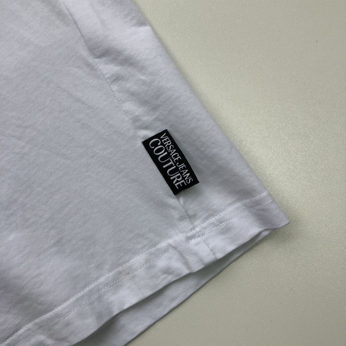 Versace Jeans Couture Versace Jeans Couture Barocco Printed T-Shirt White Size US M / EU 48-50 / 2 - 6 Thumbnail