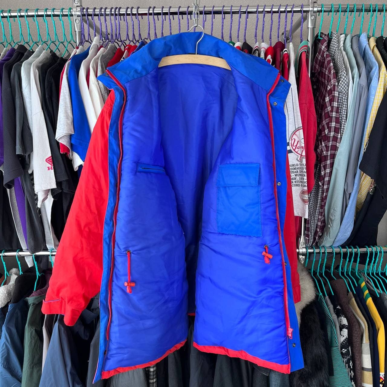 Japanese Brand × Vintage Vintage 90s Mitsubishi Motors Parka Coat Racing Jacket Size US L / EU 52-54 / 3 - 7 Thumbnail
