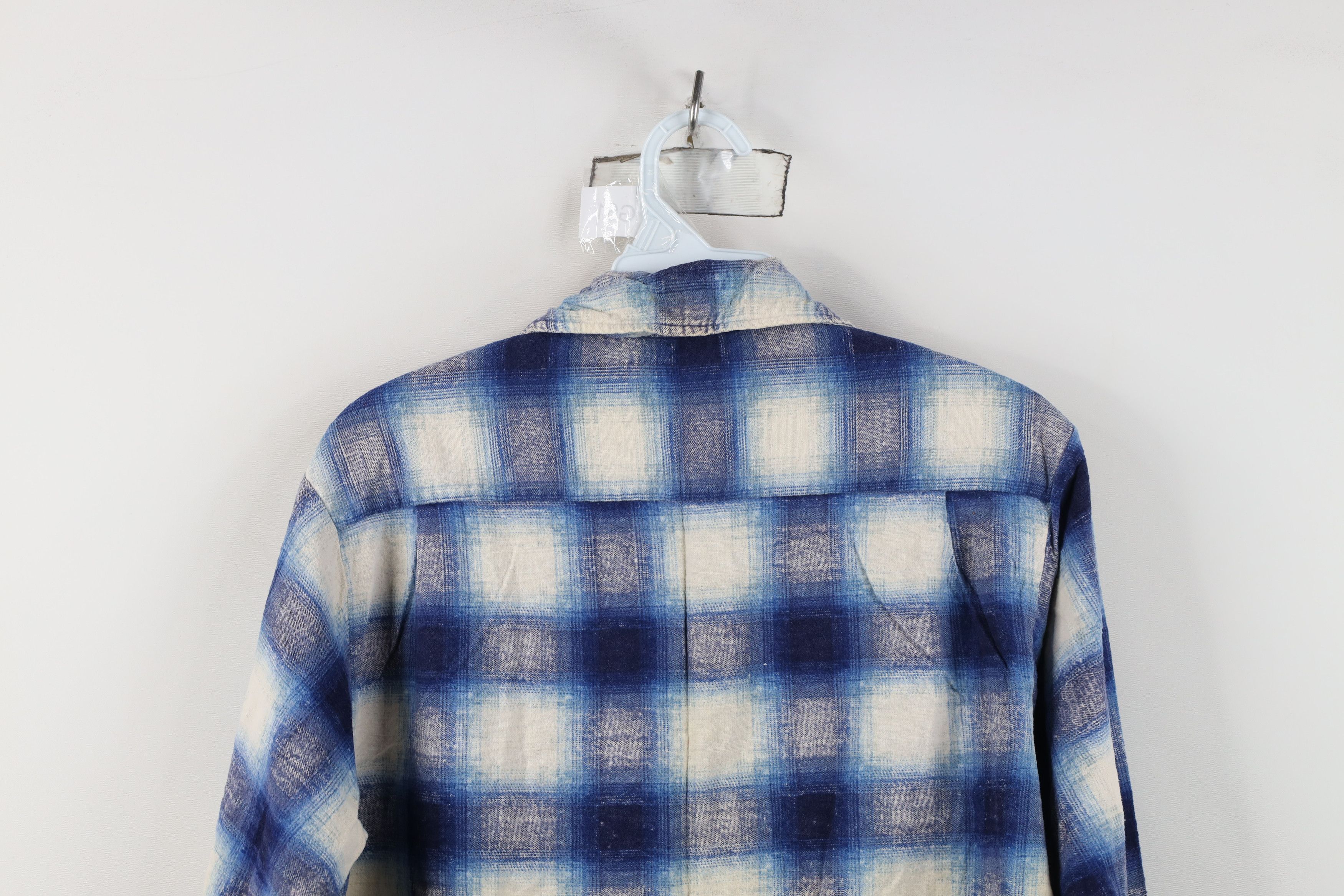 Vintage Vintage 70s Streetwear Flannel Camp Collar Button Shirt Size US S / EU 44-46 / 1 - 10 Thumbnail