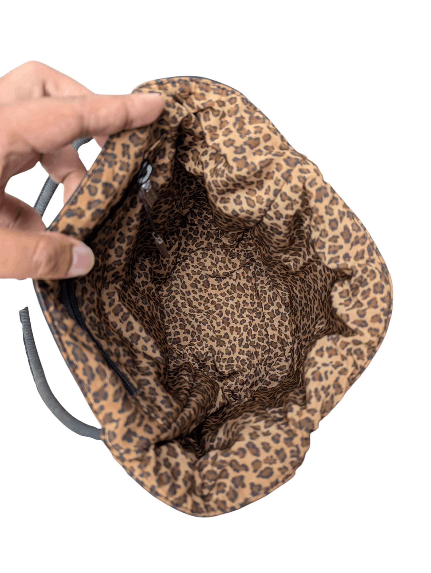 Bottega Veneta Bottega Veneta Reversible Leopard Print Black Tote Bag Size ONE SIZE - 5 Thumbnail