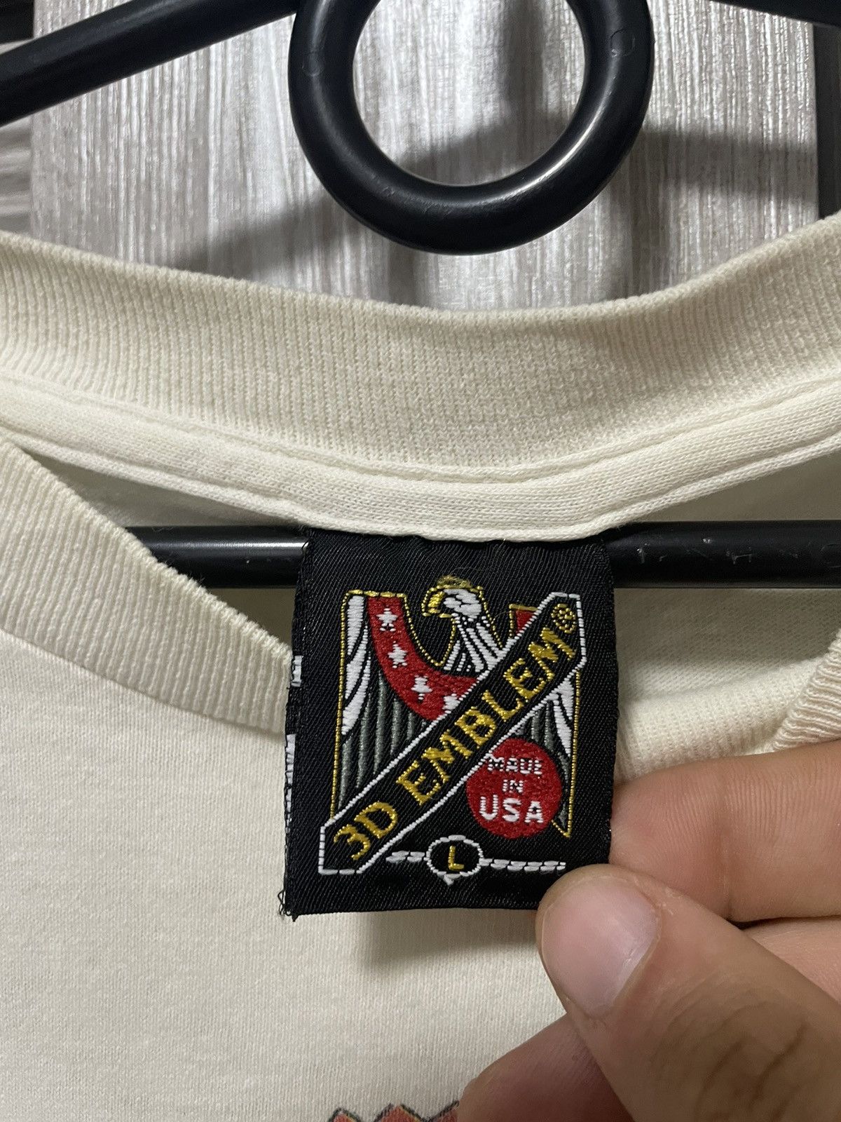 Vintage Vintage 1993 3D Emblem Made in USA Wolf Animal Tee All Over Size US L / EU 52-54 / 3 - 15 Thumbnail