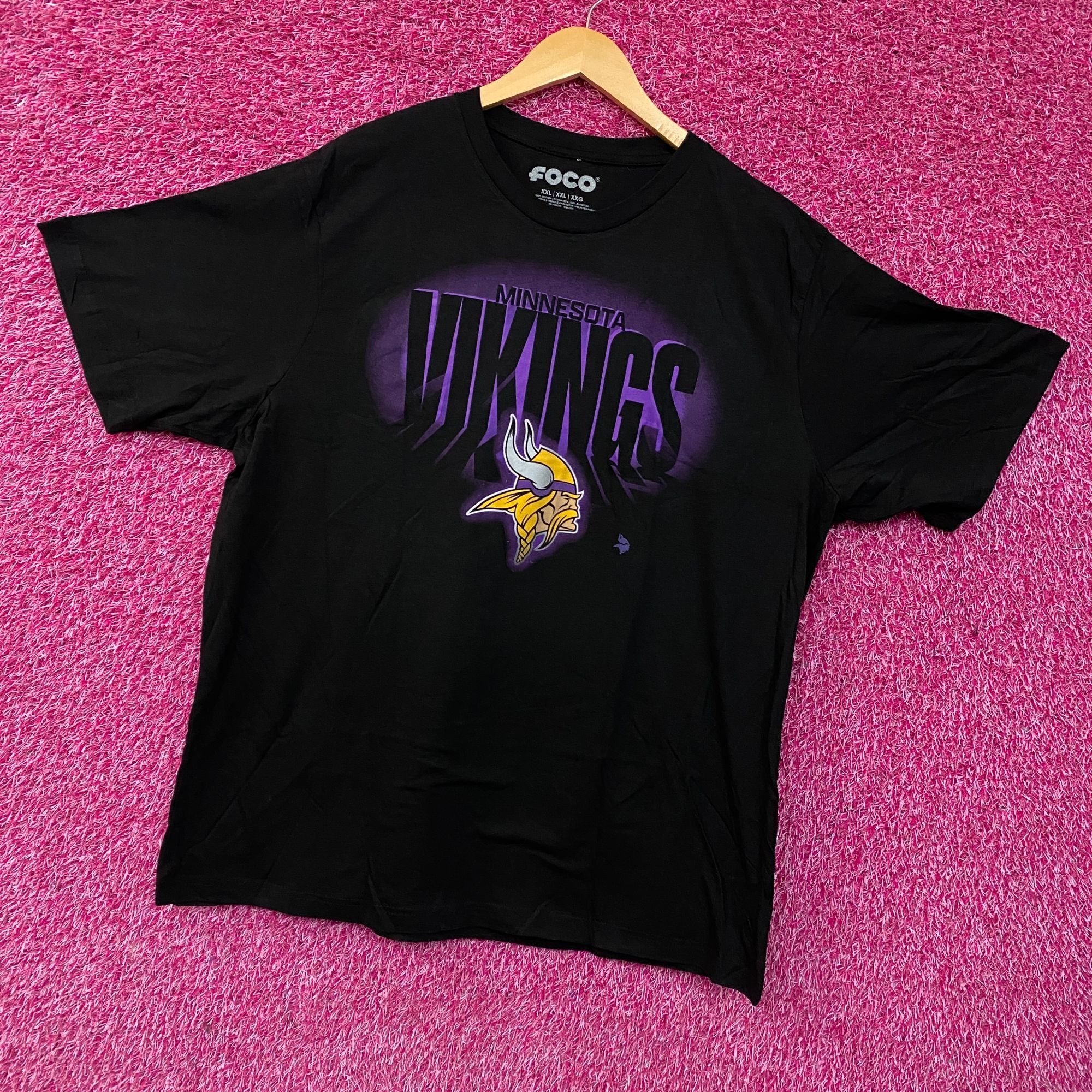 NFL FOCO NFL Minnesota Vikings Logo Graphic T-Shirt 2XL Size US XXL / EU 58 / 5 - 3 Thumbnail