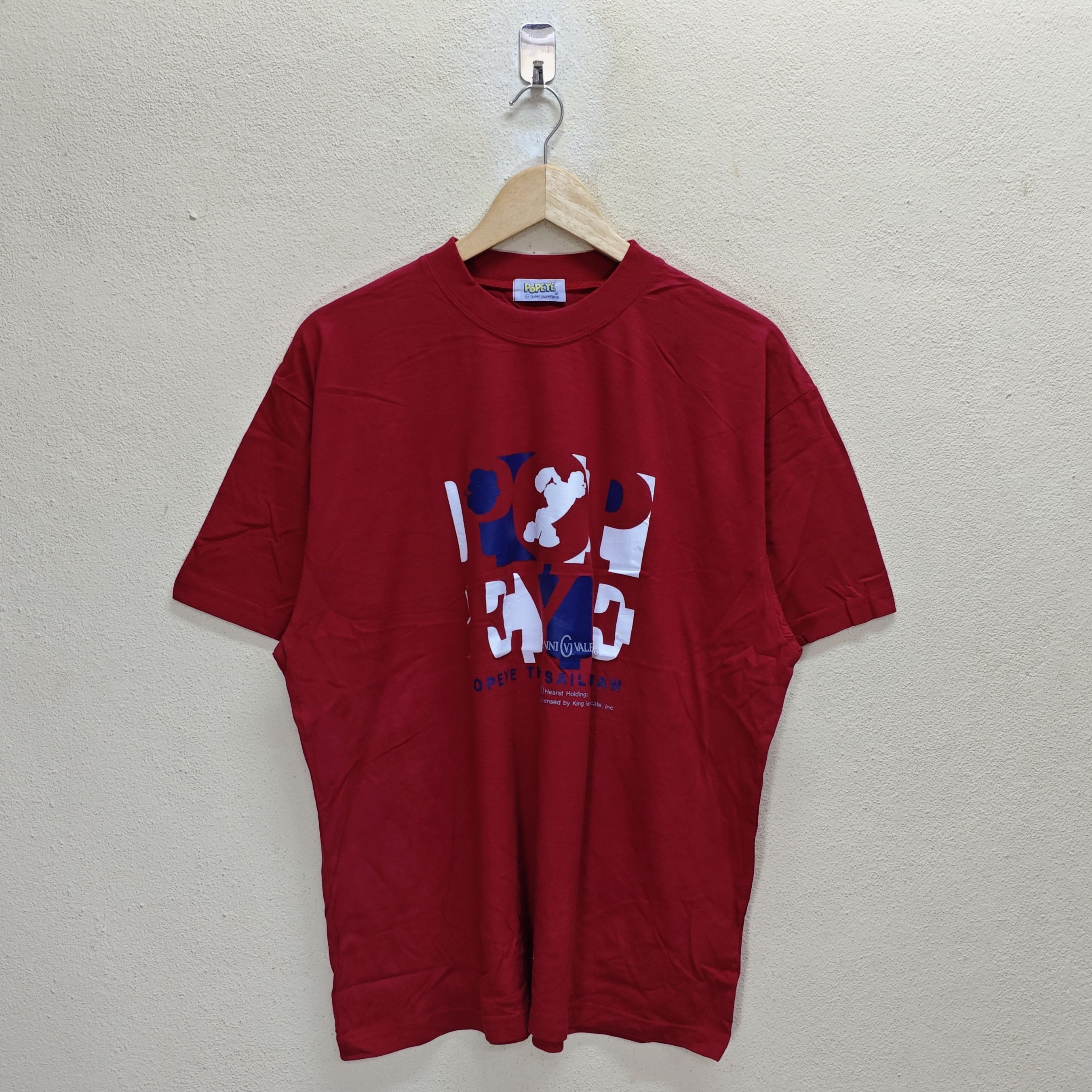 Gianni Valentino GIANNI VALENTINO X POPEYE Red Tee Size US L / EU 52-54 / 3 - 3 Thumbnail
