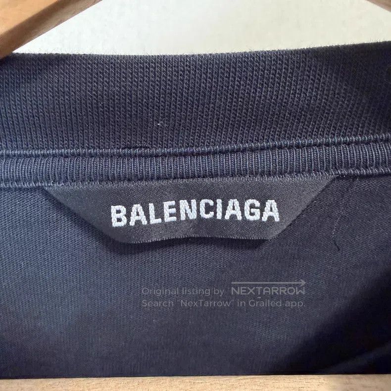 Balenciaga Balenciaga Fake Two-Piece Shirt - Black and Blue Size US L / EU 52-54 / 3 - 4 Thumbnail
