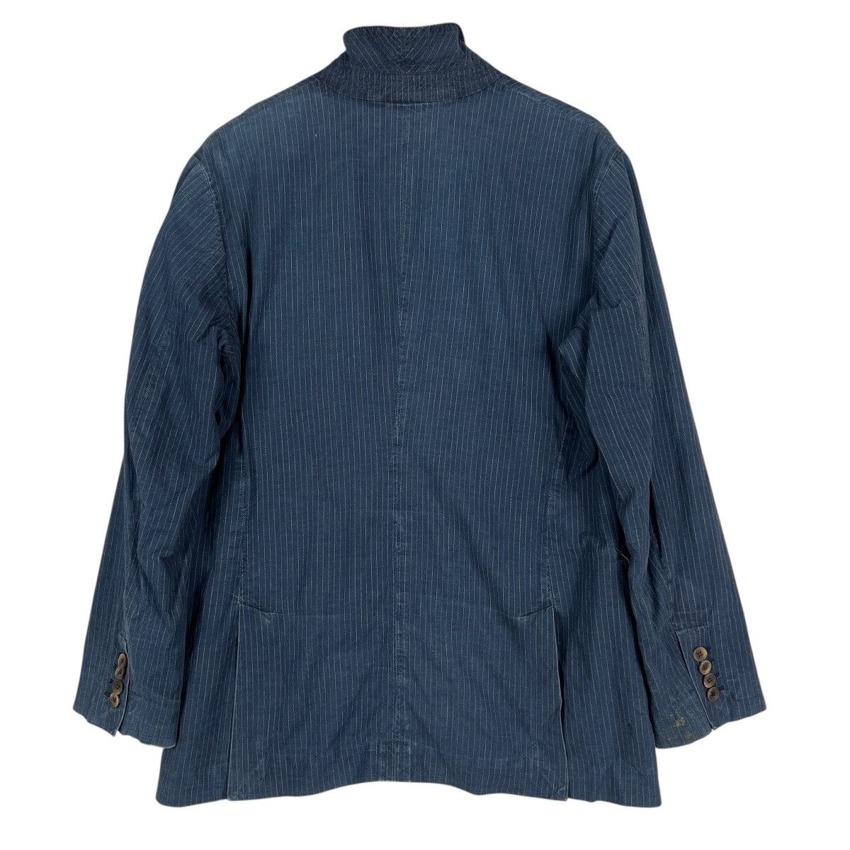 45rpm 45rpm Hikory Stripe Indigo Lazer Jacket Made In Japan | Grailed