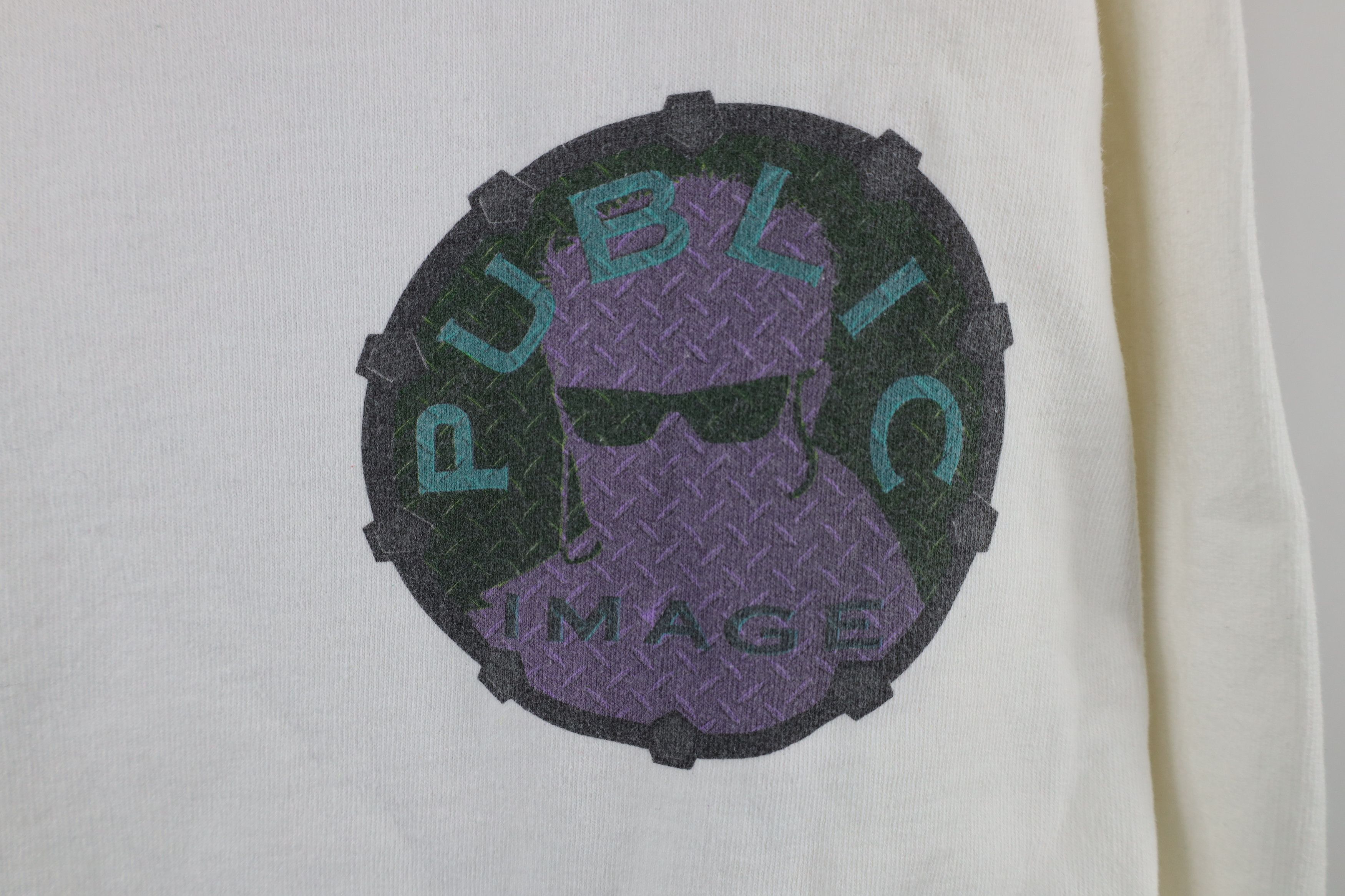 Vintage Vintage 80s Public Image Ltd Band Crewneck Sweatshirt USA Size US L / EU 52-54 / 3 - 4 Thumbnail