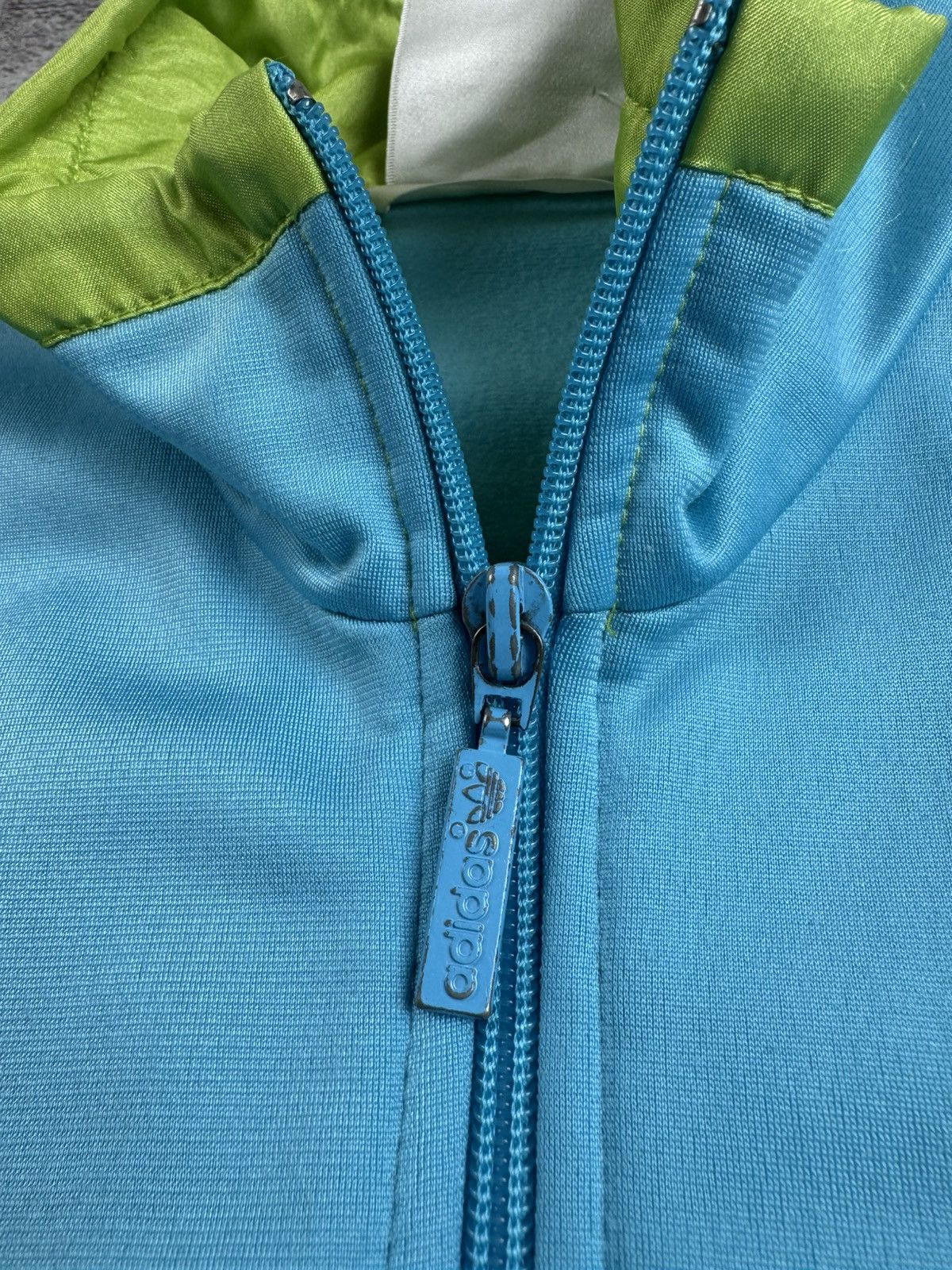 Adidas Adidas Men’s Vintage M Y2K Retro Blue Logo Track Activewear Zip Light Jacket Size US M / EU 48-50 / 2 - 10 Thumbnail