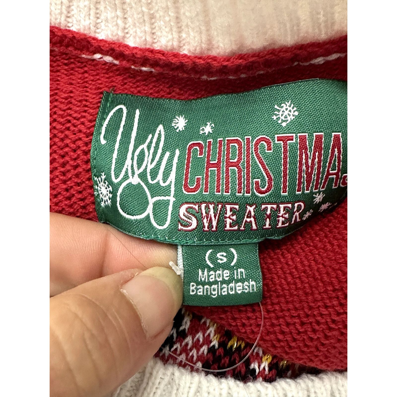 Other Ugly Christmas Holiday Sweater Santa Suit Red Men's S NWOT Size US S / EU 44-46 / 1 - 7 Thumbnail