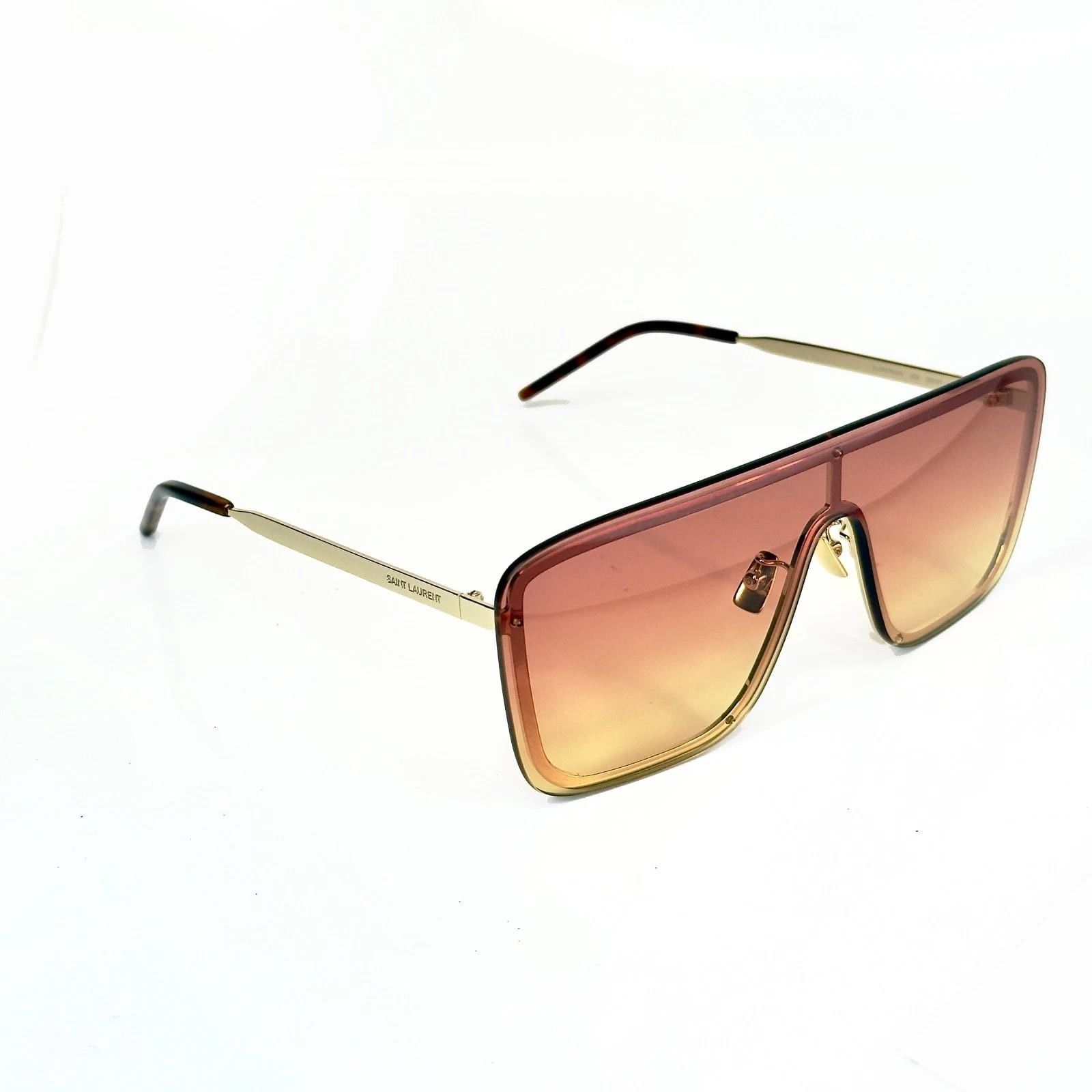 Yves Saint Laurent SAINT LAURENT 364 MASK YSL SL364 008 Unisex Sunglasses Size ONE SIZE - 6 Thumbnail