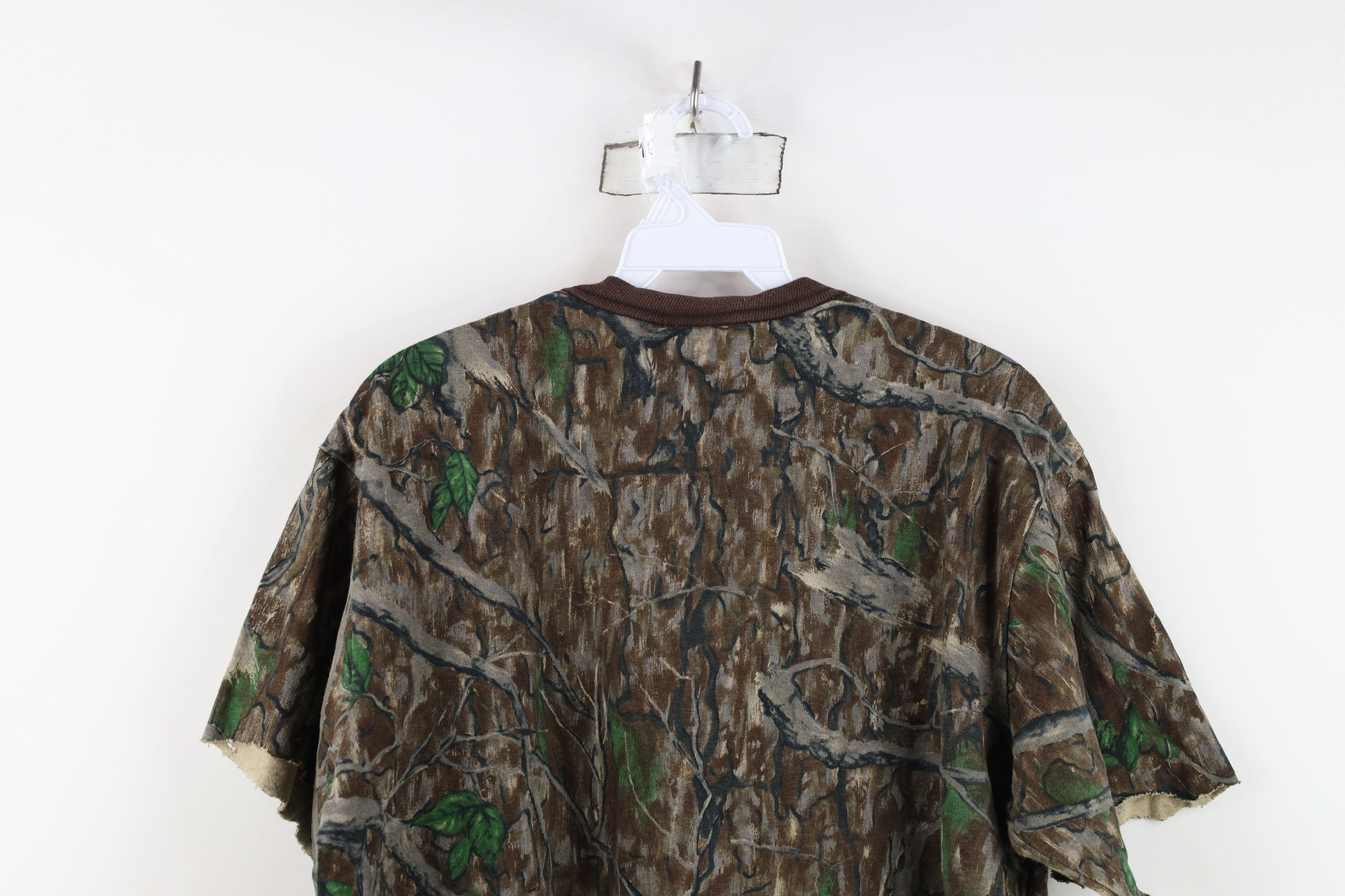 Vintage Vintage 90s Streetwear Cut Off Camouflage Pocket T-Shirt USA Size US L / EU 52-54 / 3 - 12 Thumbnail