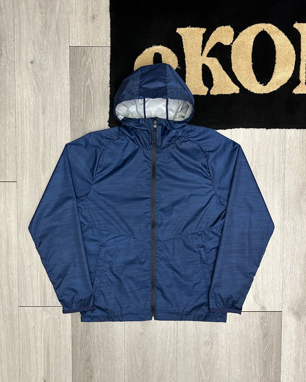Reigning Champ Reigning Champ Blue Printed Windbreaker Jacket - Medium Size US M / EU 48-50 / 2 - 1 Thumbnail