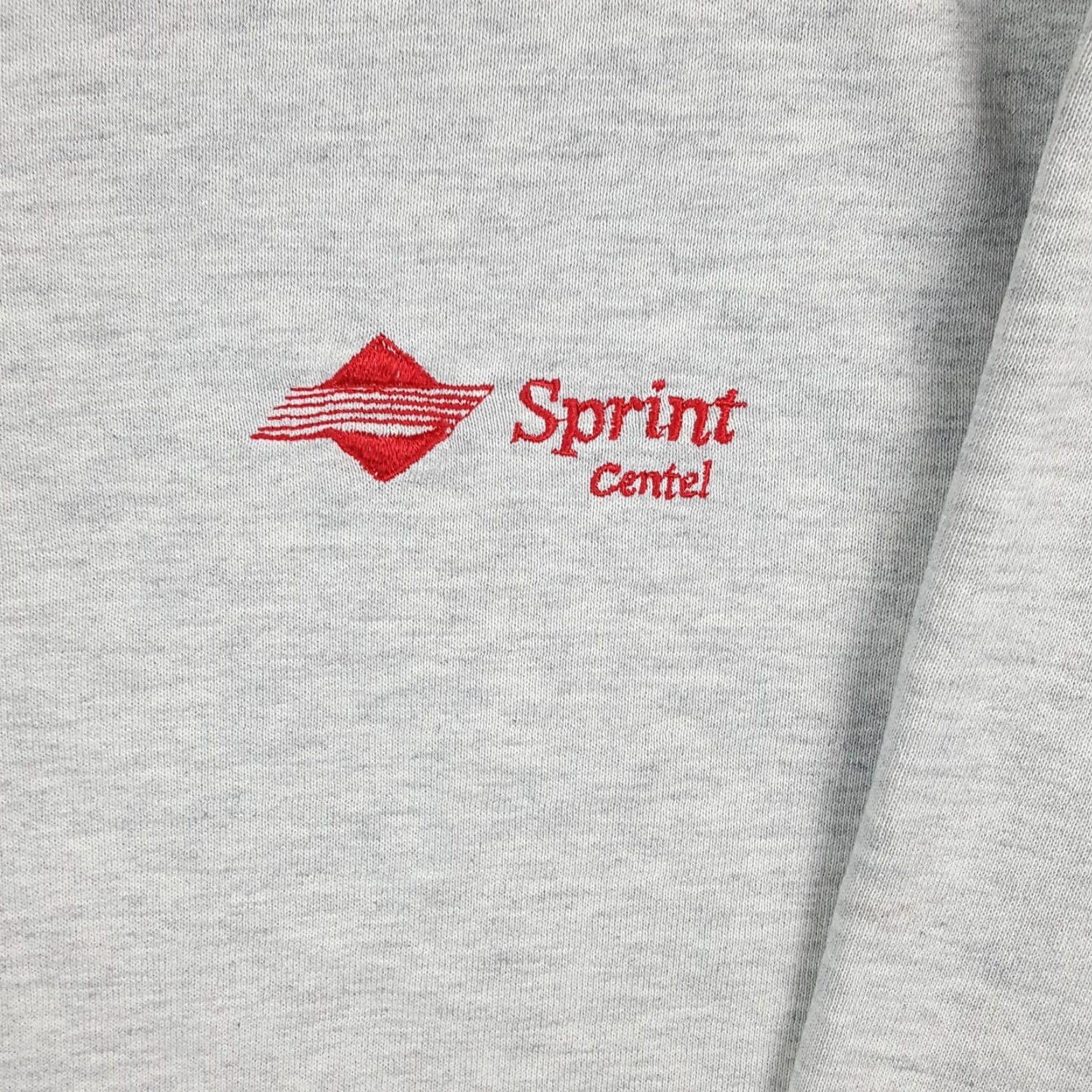 Jerzees Vintage 90s Sprint Phone Logo Retro Tech Size Large Pullover Crewneck Sweatshirt Size US L / EU 52-54 / 3 - 3 Thumbnail