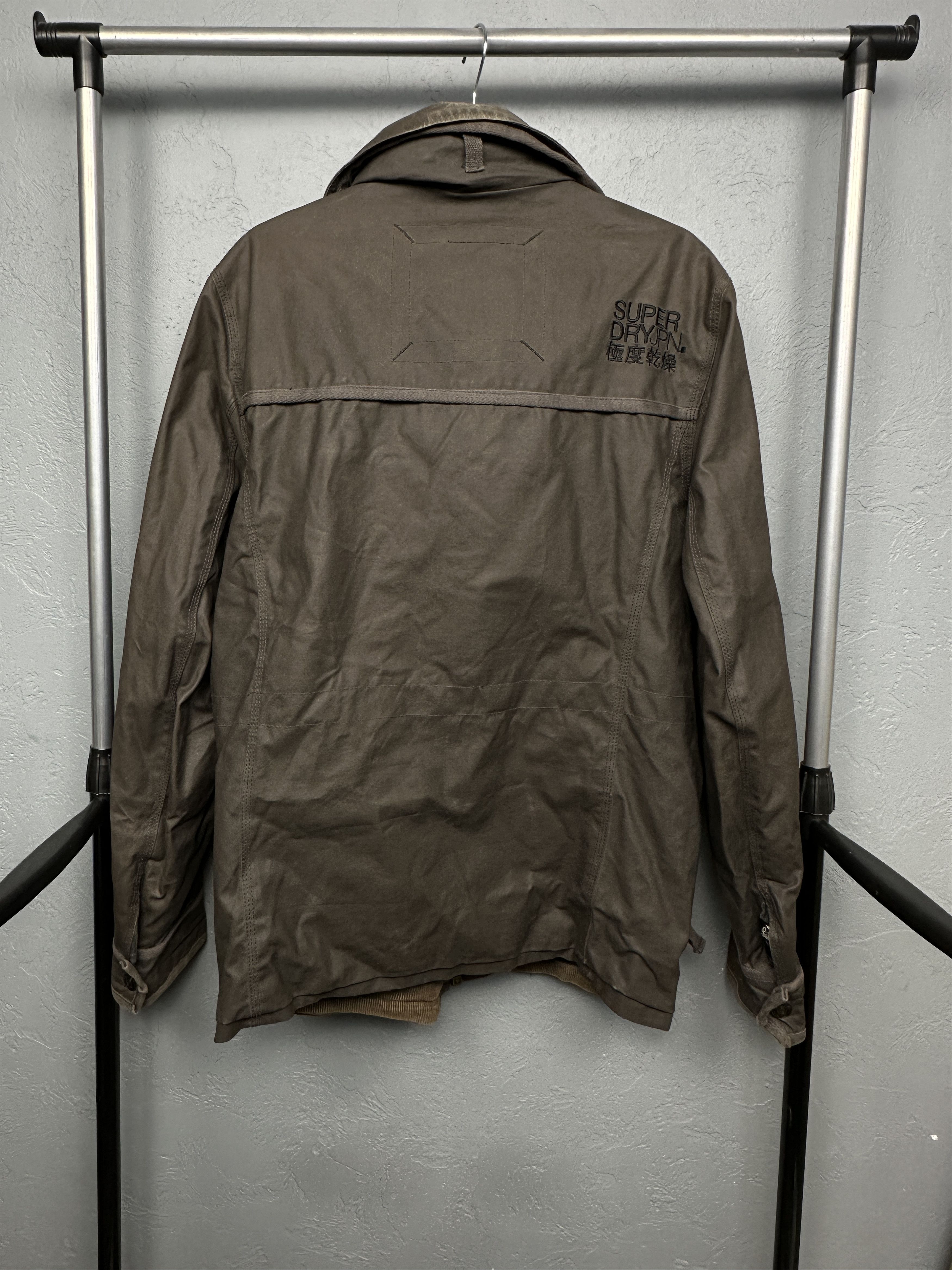 Superdry Superdry Vintage Mens Motorcycles Biker Wax Jacket Size US XL / EU 56 / 4 - 9 Thumbnail