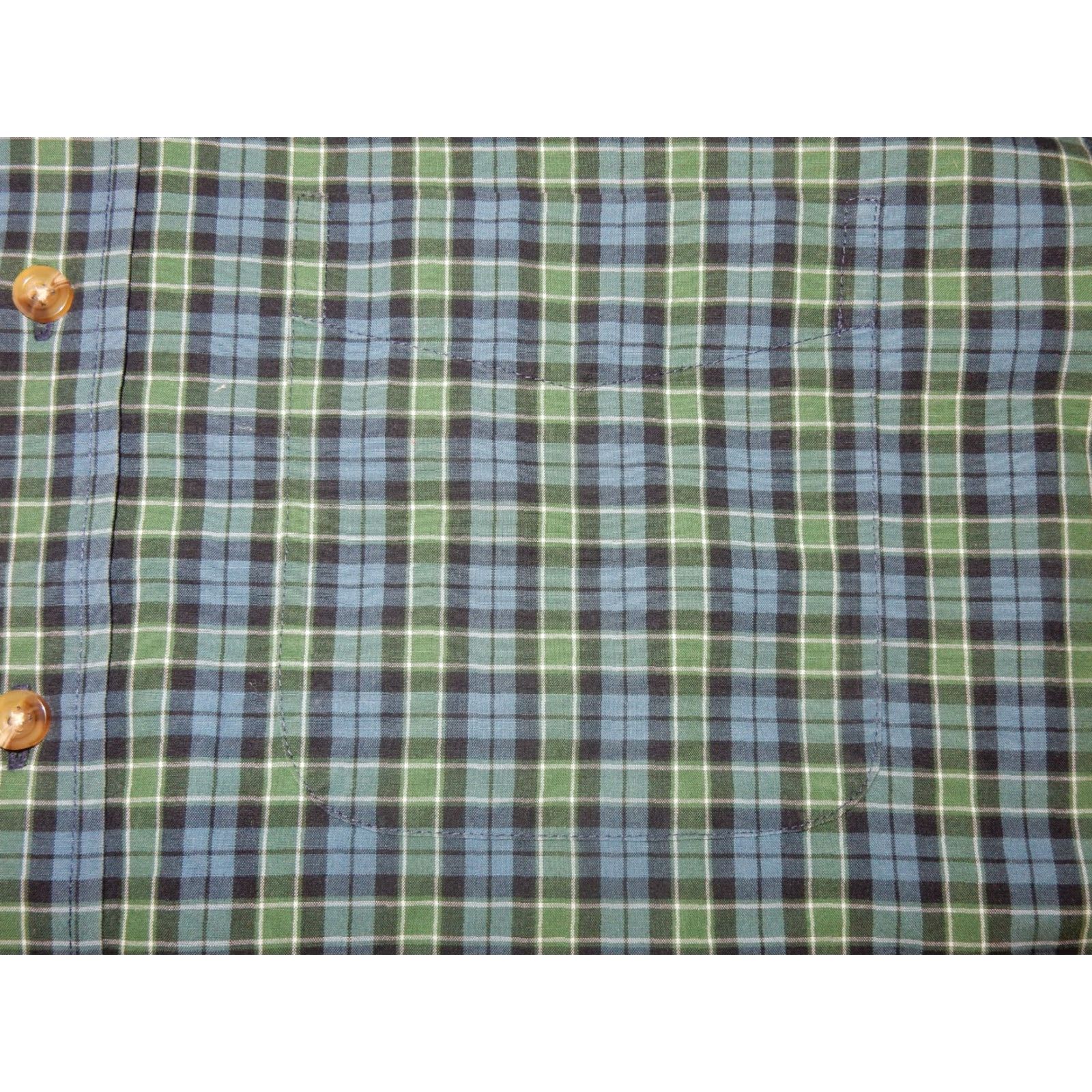 Vintage VINTAGE L.L. Bean Men's Plaid Button-Up Shirt Size L Long Sleeve Blue Clothing Size US L / EU 52-54 / 3 - 3 Thumbnail