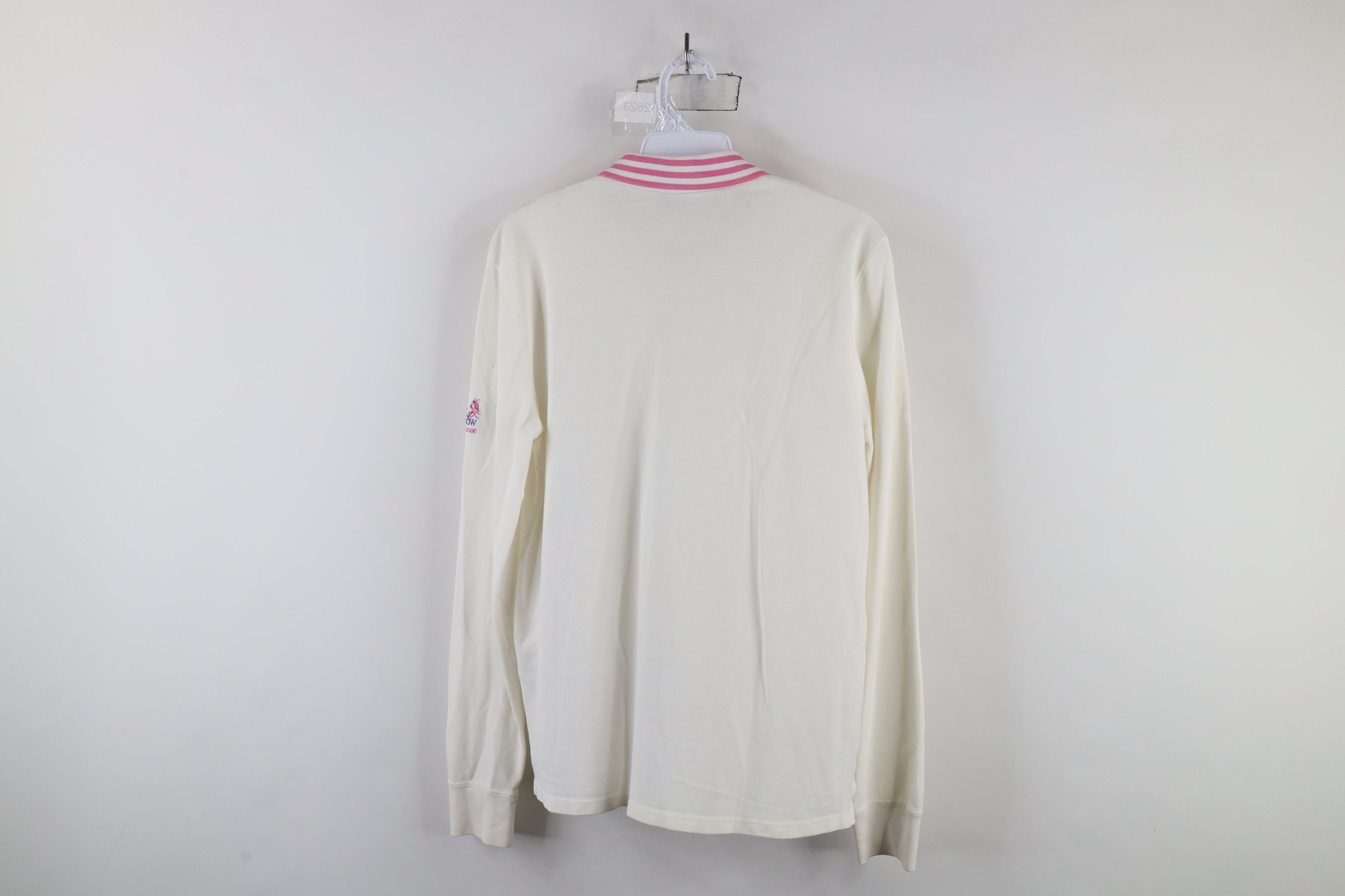 Ralph Lauren × Vintage Ralph Lauren Golf Knit Half Zip Long Sleeve Polo Shirt Size M / US 6-8 / IT 42-44 - 11 Thumbnail