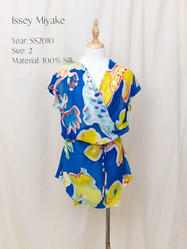 Issey Miyake Issey Miyake size:2 Watercolor animal dress Size S / US 4 / IT 40 - 2 Thumbnail