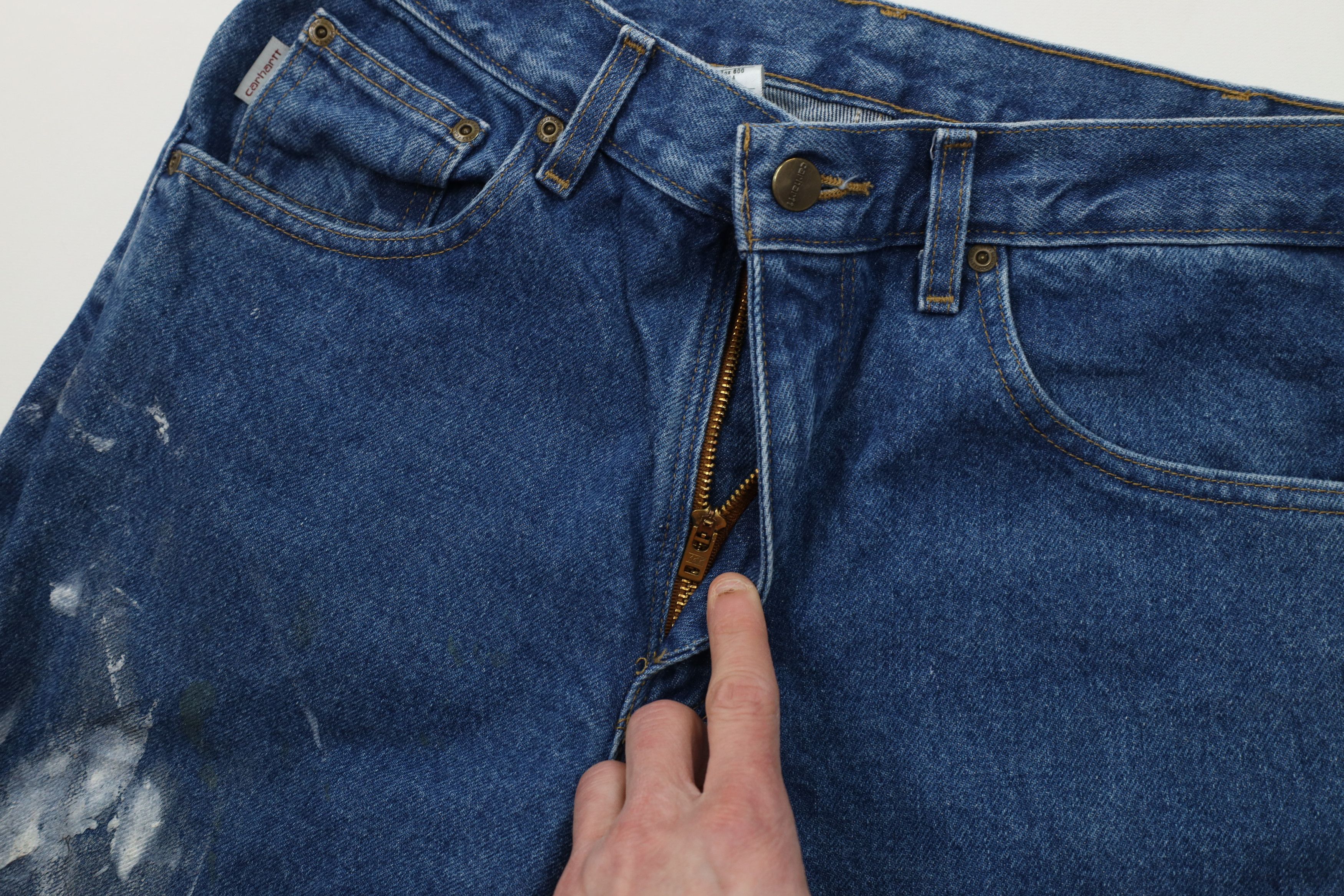 Carhartt Vintage Y2K Carhartt Relaxed Fit Straight Leg Denim Jeans Size US 34 / EU 50 - 10 Thumbnail