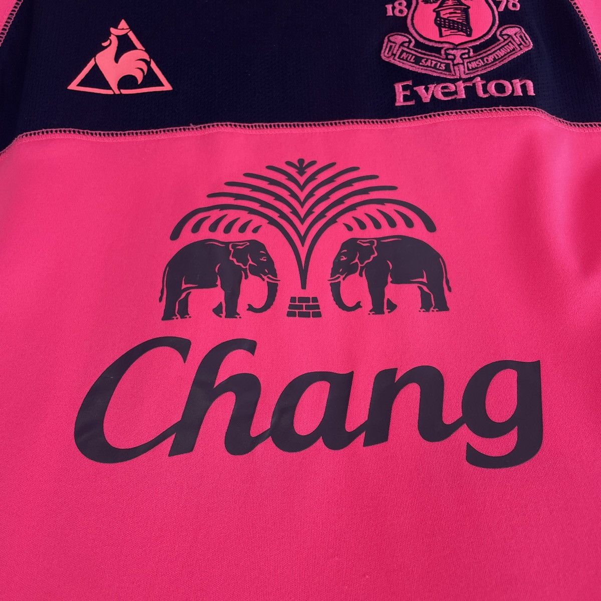 Le Coq Sportif Everton Sylvain Distin Away Men’s Jersey Shirt 2010/2011 Size US S / EU 44-46 / 1 - 4 Thumbnail