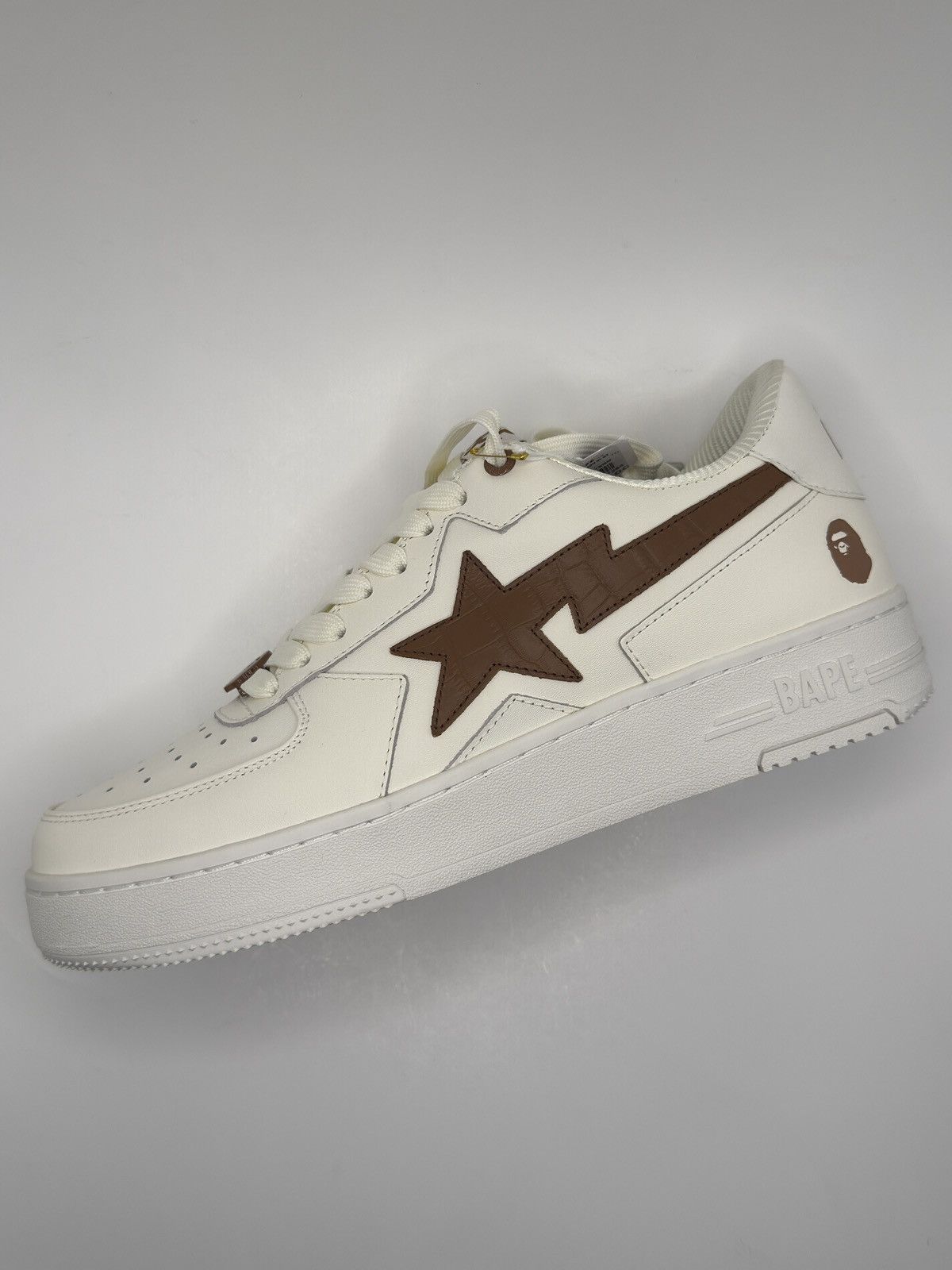 Bape Bape Sta Icon #1 White Brown Croc size 10 Size US 10 / EU 43 - 6 Thumbnail