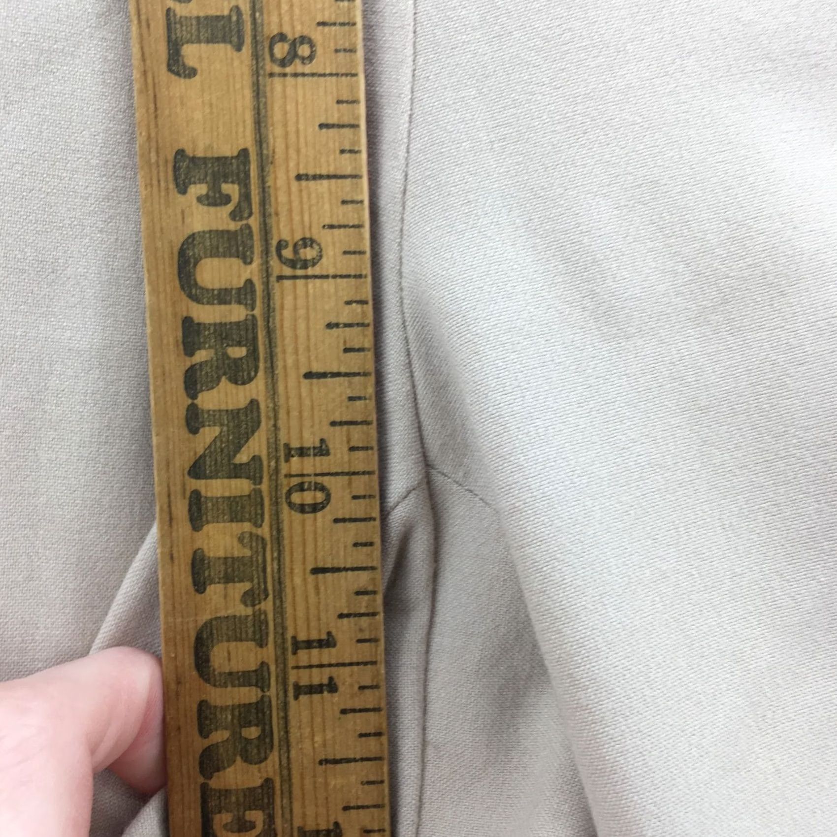 Calvin Klein Calvin Klein Dress Pants Womens 4 Beige Mid Rise Flat Front Zip Slim Leg Flat Front Pockets Classic Dress Pants Womens Menstrual? Size 27" / US 4 / IT 40 - 7 Thumbnail