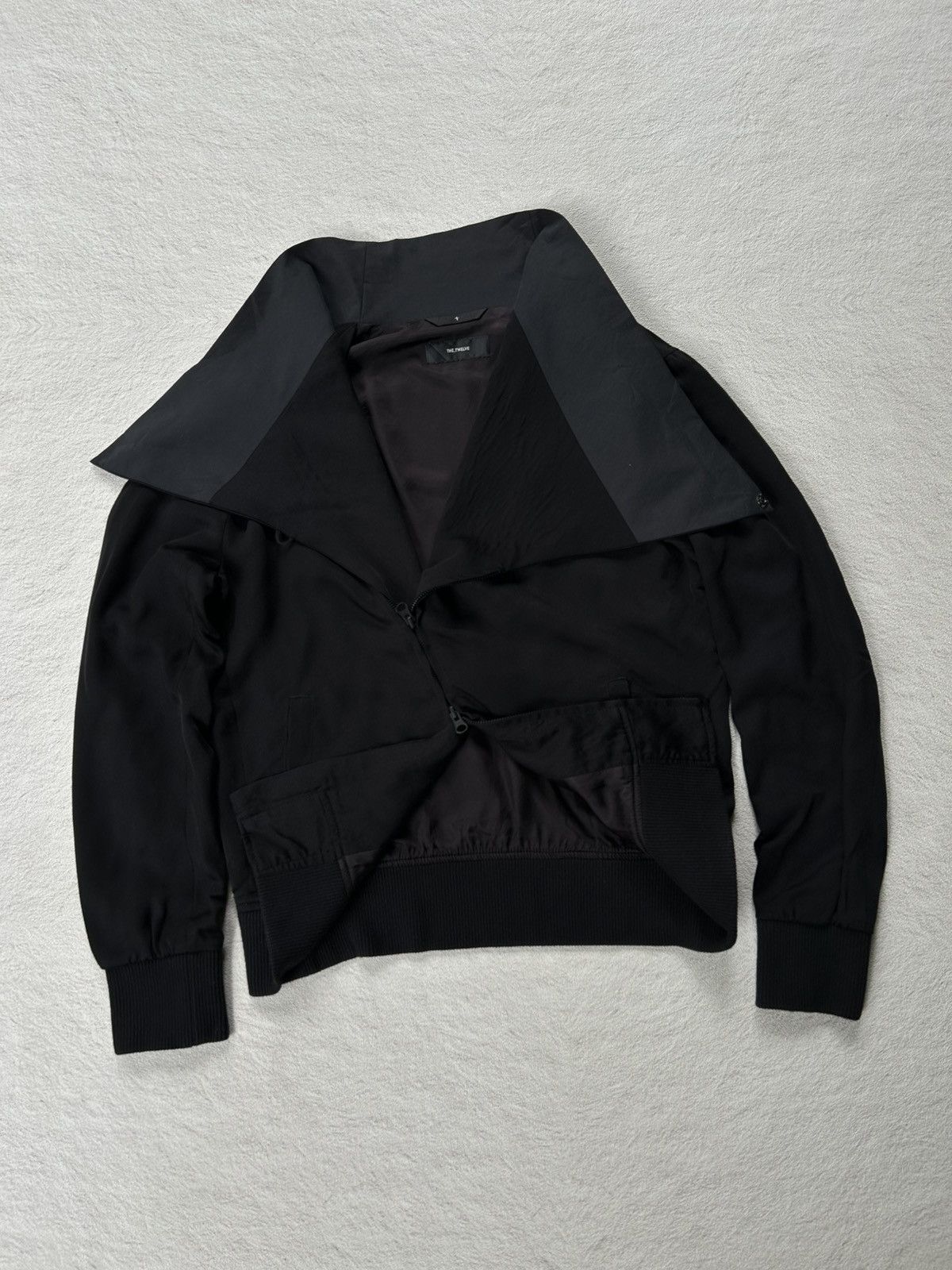 14th Addiction 2000s The Twelve Drape neck Asymmetric Jacket Size US M / EU 48-50 / 2 - 5 Thumbnail