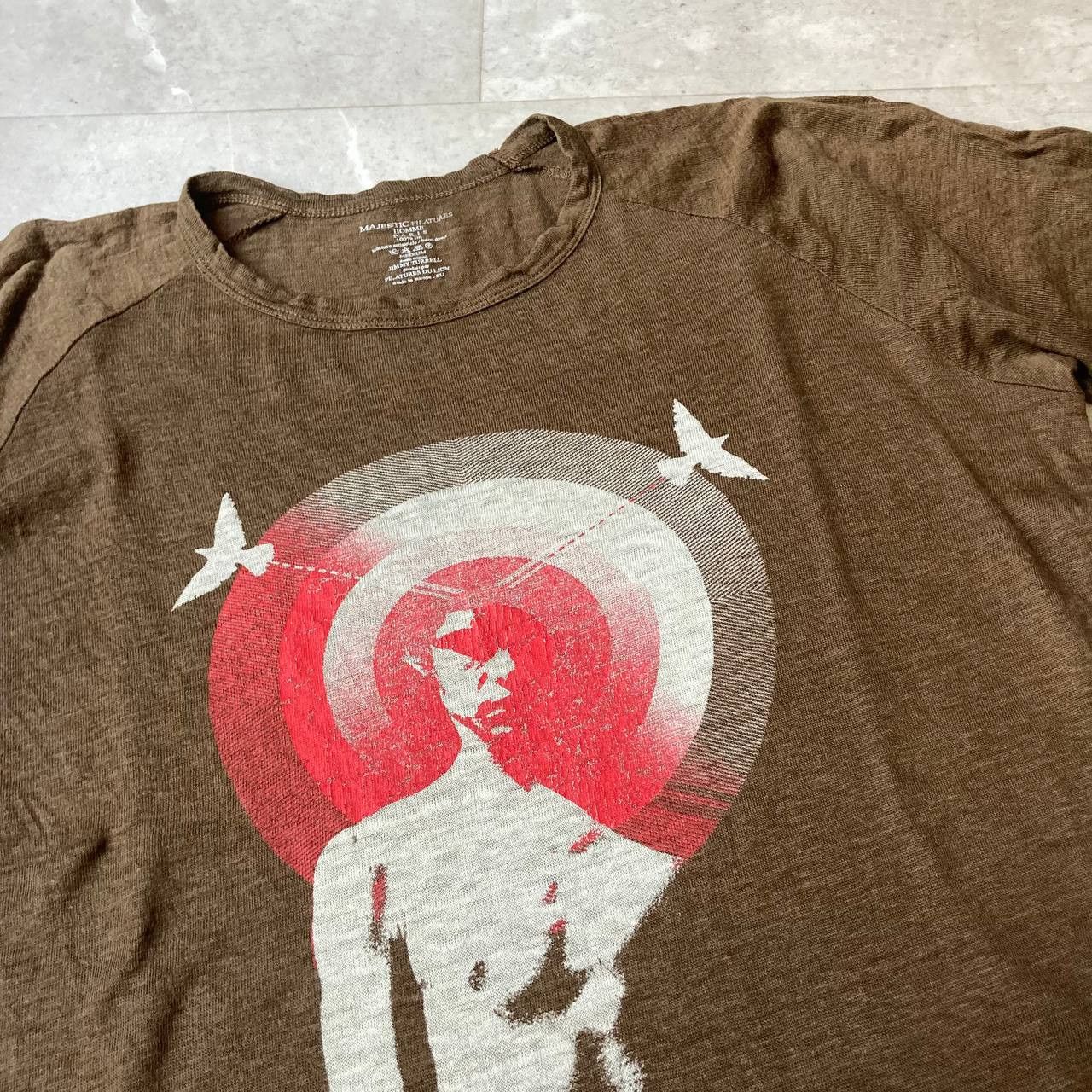 MAJESTIC FILATURES Majestic Filatures Paris x Jimmy Turrell Art Linen Tee Size US M / EU 48-50 / 2 - 2 Thumbnail