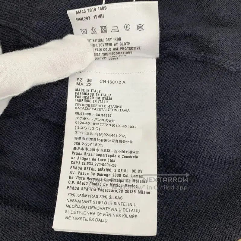 Miu Miu Miu Miu Black Cashmere Pullover Sweater . Size XS / US 0-2 / IT 36-38 - 7 Thumbnail