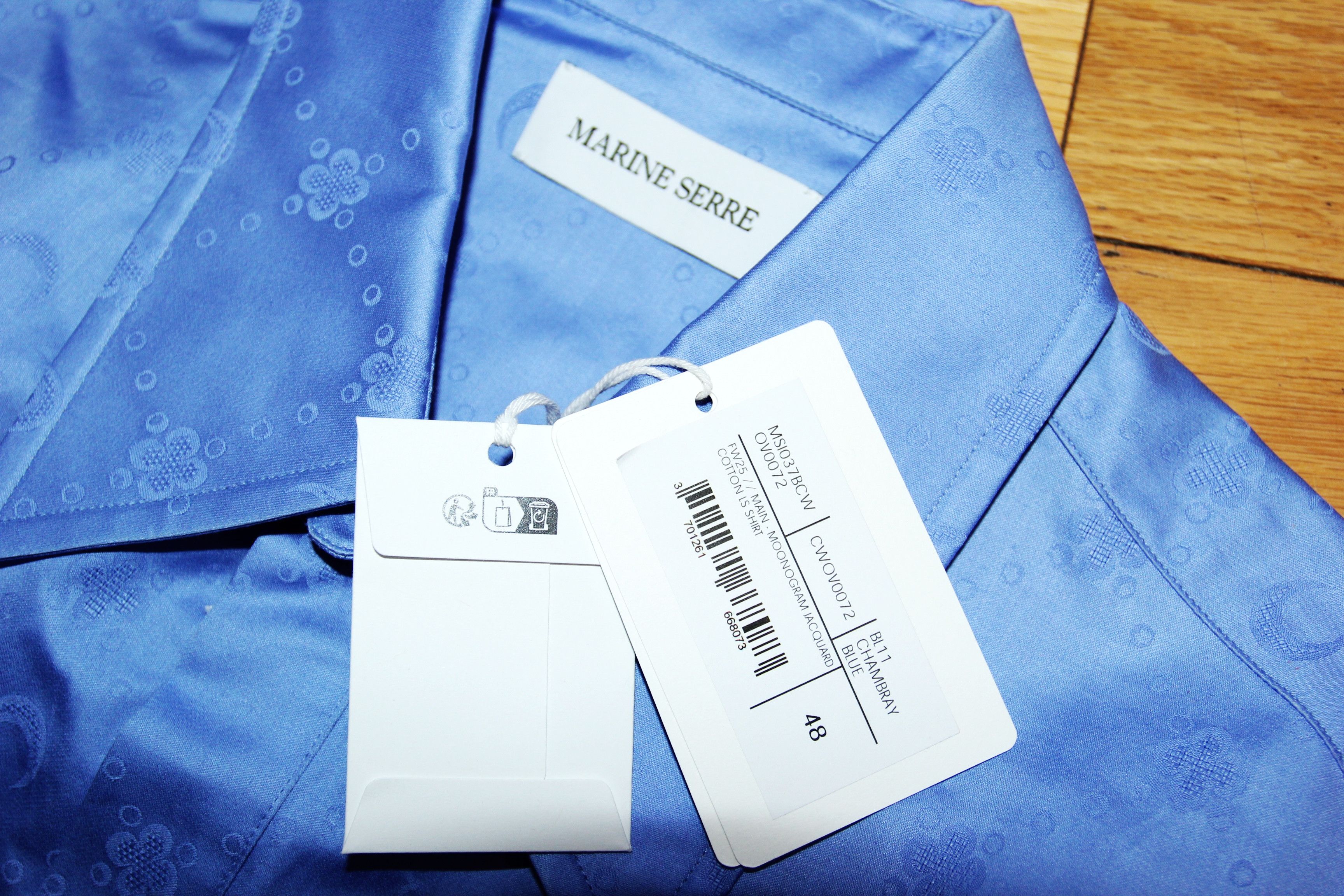 Marine Serre BNWT AW25 MARINE SERRE MOONOGRAM JACQUARD SHIRT 48 Size US M / EU 48-50 / 2 - 8 Thumbnail