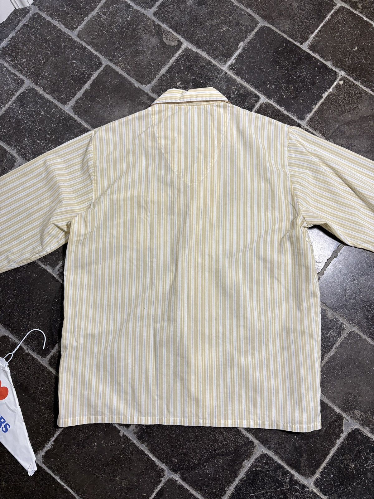 Vintage Vintage Striped Pyjama Set 1970s 80s Matching 2 Piece Suit Size US 34 / EU 50 - 7 Thumbnail