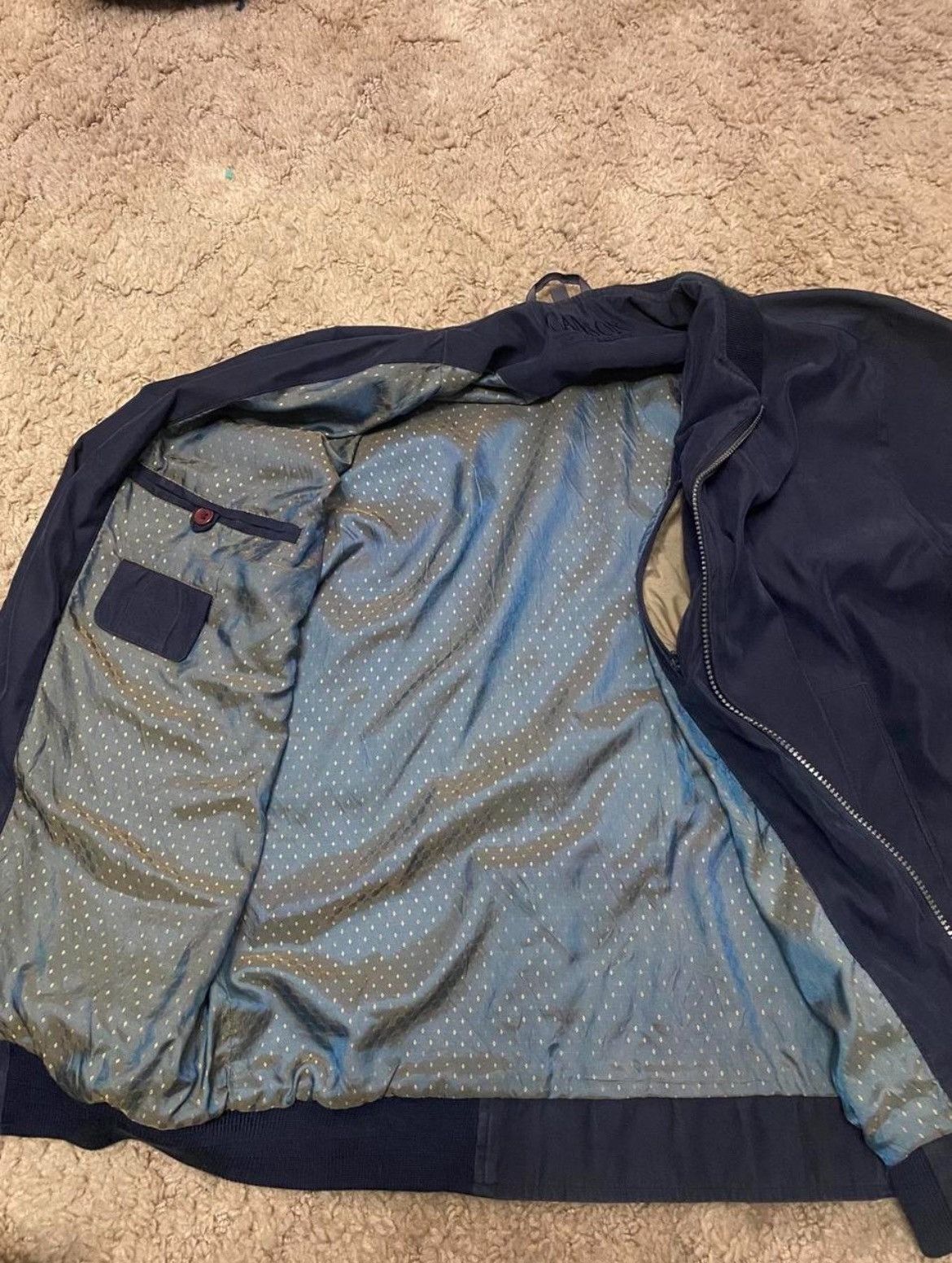 Other Navy Blue Vintage Bomber Jacket by Canson Size US M / EU 48-50 / 2 - 2 Thumbnail