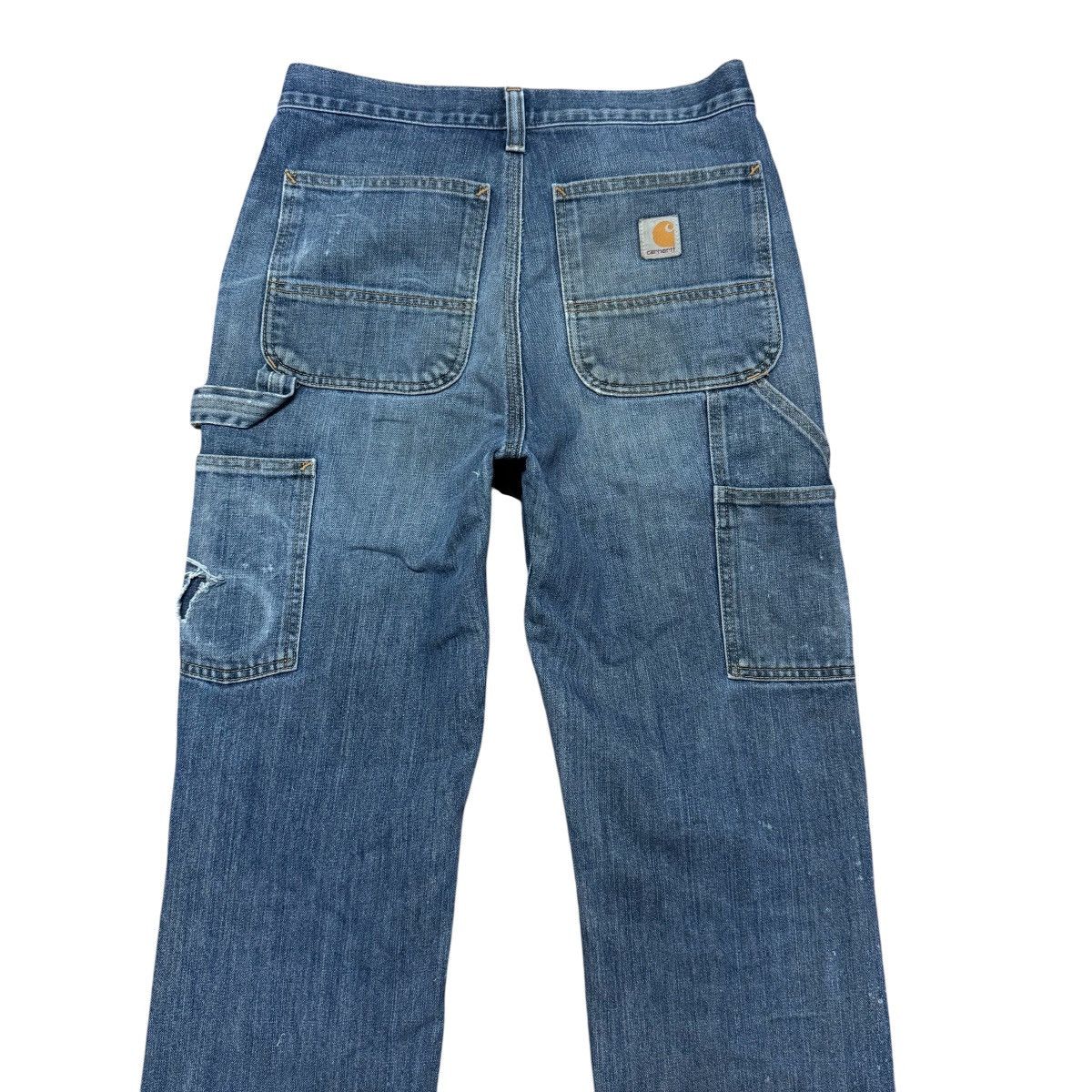 Carhartt Carhartt Thrashed Denim Carpenter Pants Size US 30 / EU 46 - 6 Thumbnail