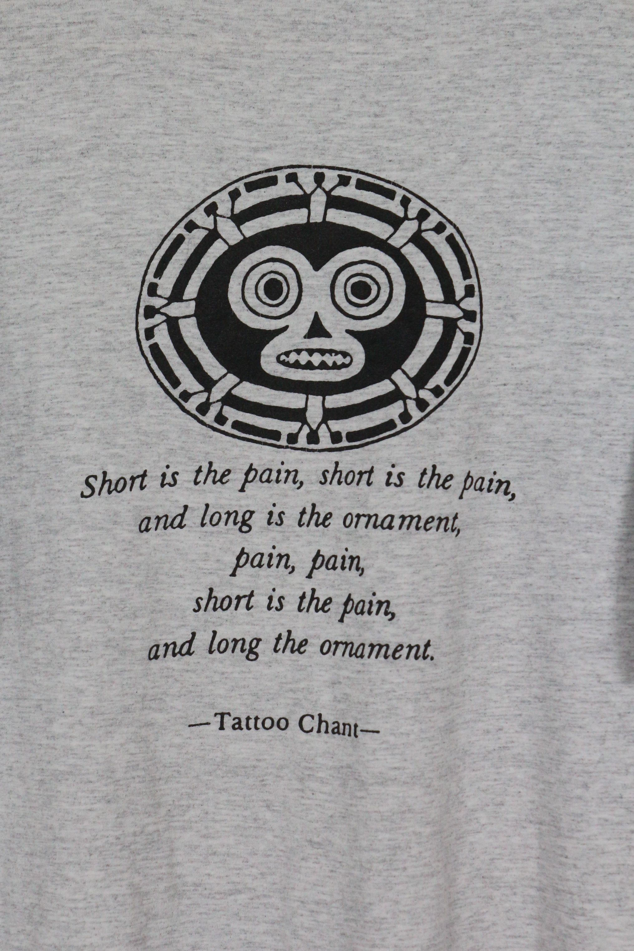 Vintage Vintage African Tattoo Chant Retro Tee T-shirt USA Made 90s Size US XL / EU 56 / 4 - 8 Thumbnail