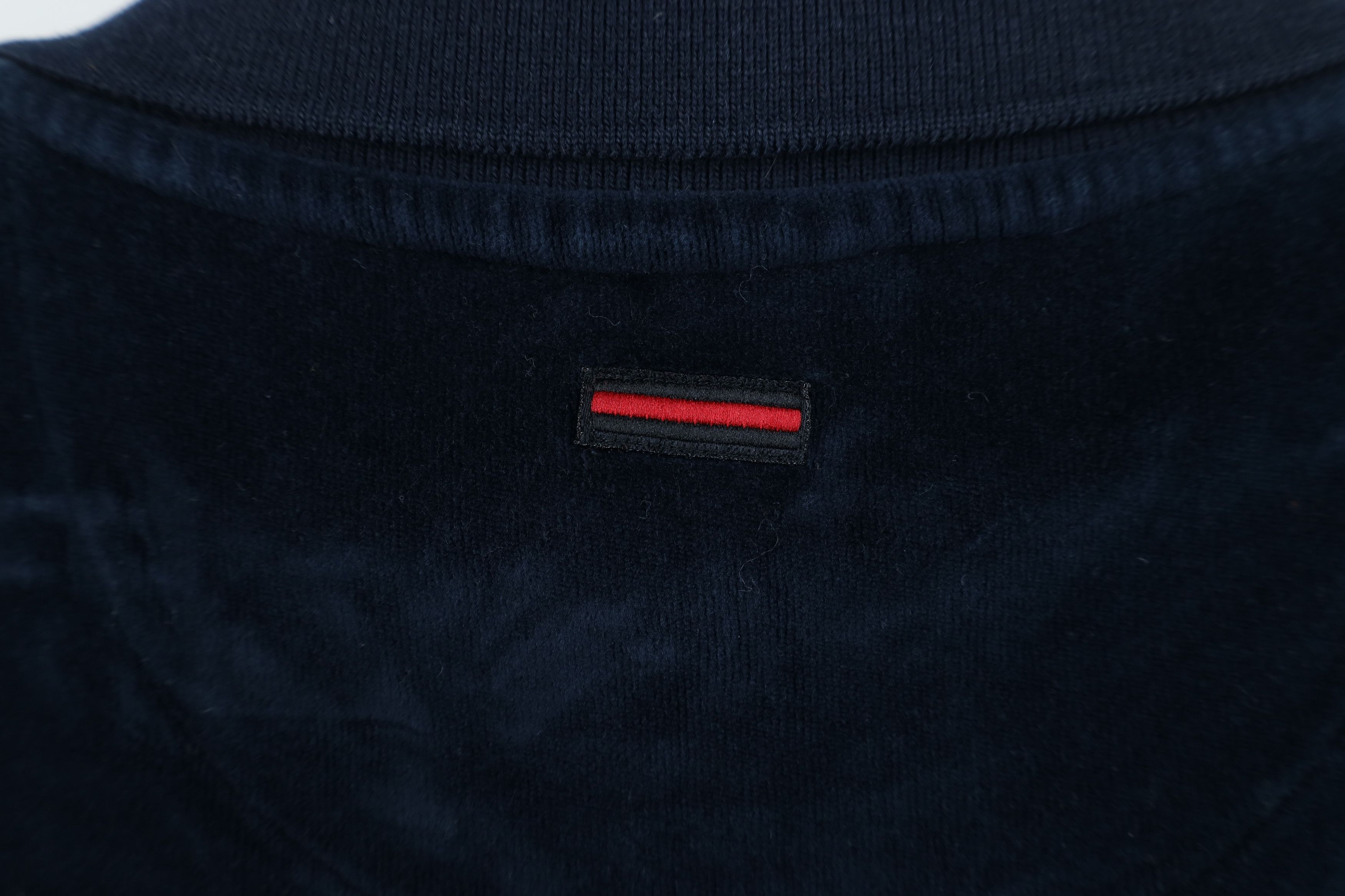 Fubu Vintage 90s Y2K FUBU Spell Out Velour Long Sleeve Rugby Polo Size US XXL / EU 58 / 5 - 11 Thumbnail