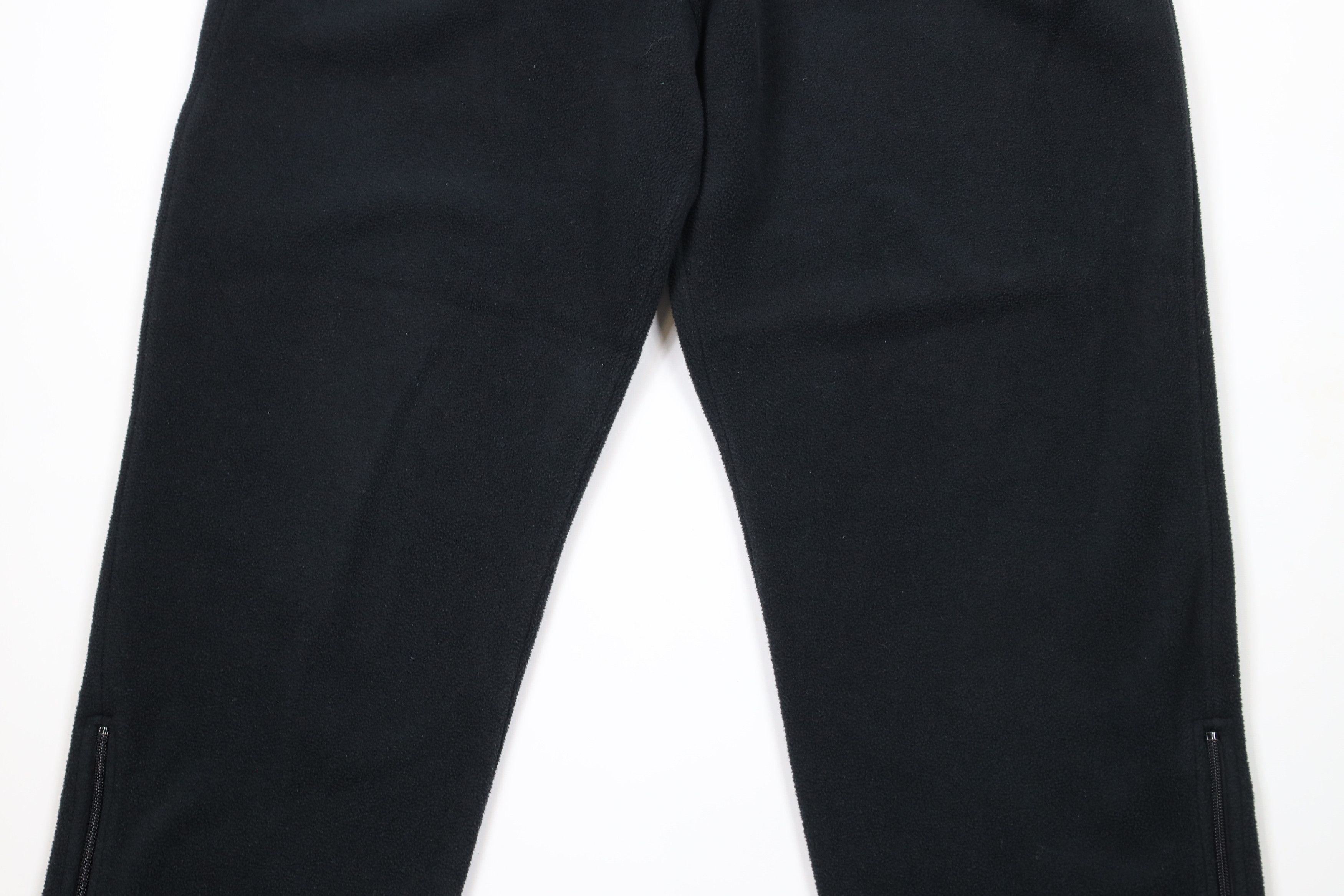 Cabelas × Vintage Vintage 90s Cabelas Fleece Wide Leg Sweatpants Black Size ONE SIZE - 3 Thumbnail