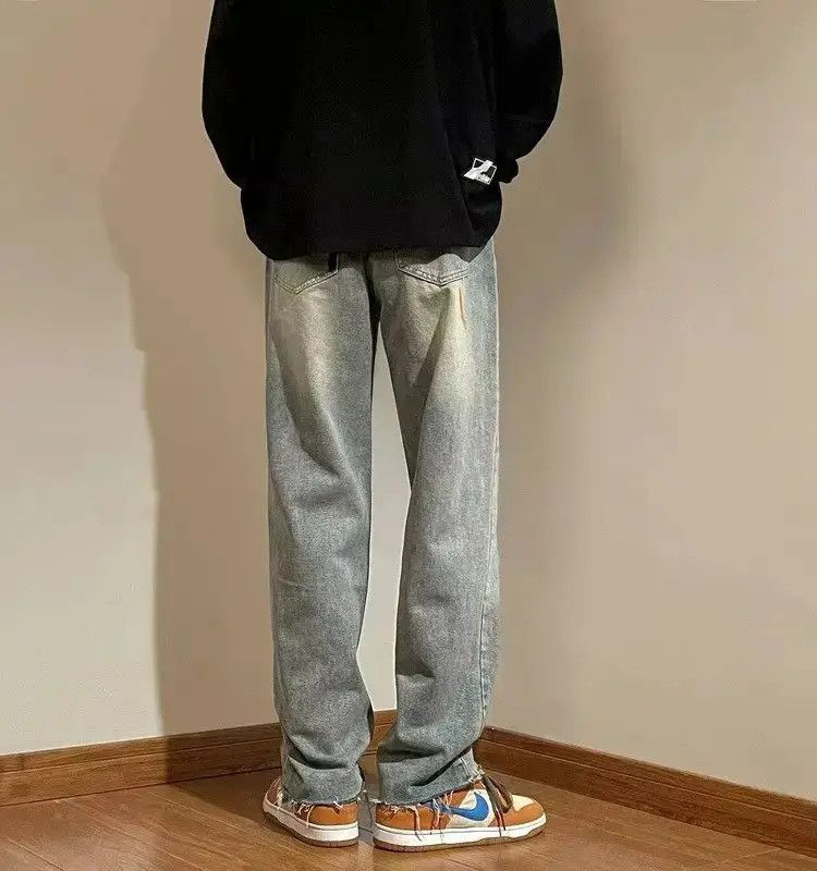 Japanese Brand Retro Straight Loose Versatile Jeans Size US 32 / EU 48 - 6 Thumbnail