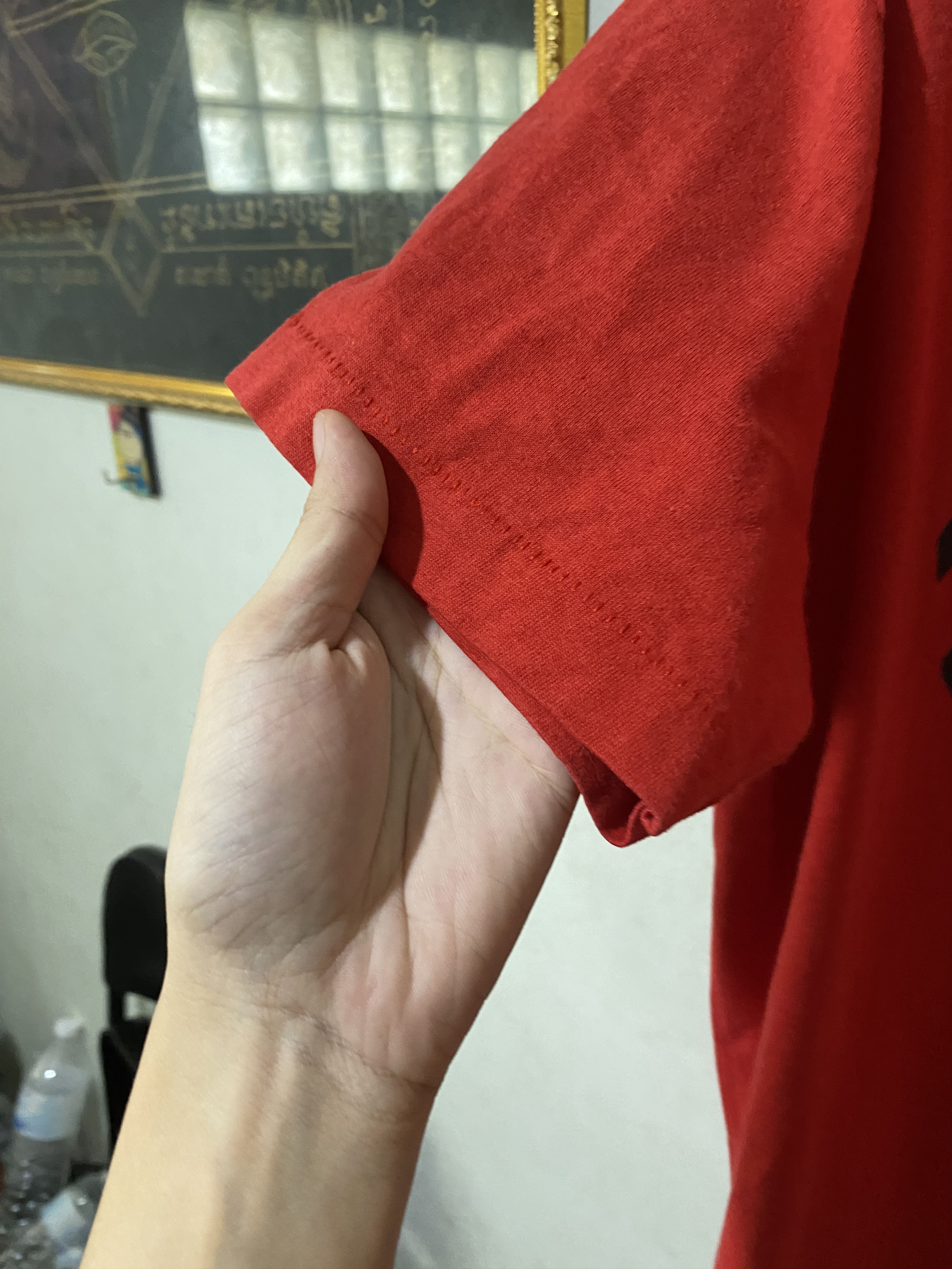D.A.R.E × Vintage Vintage 80s DARE To Keep Kids Off Drugs Red Tee Size US L / EU 52-54 / 3 - 4 Thumbnail