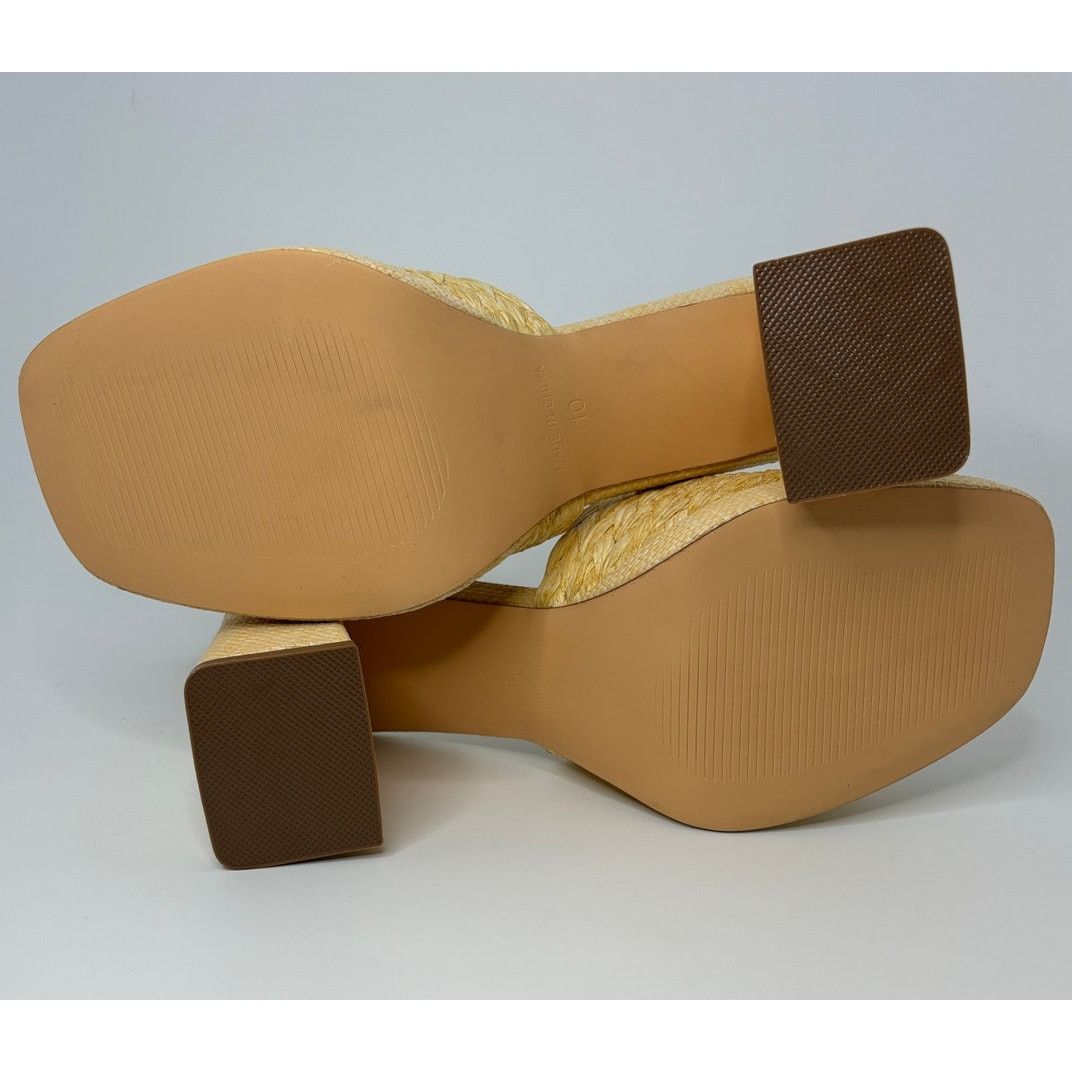Other Women’s Tan Raffia Block Heel Mule | Size 10 | NEW with box Size US 10 / IT 40 - 6 Thumbnail