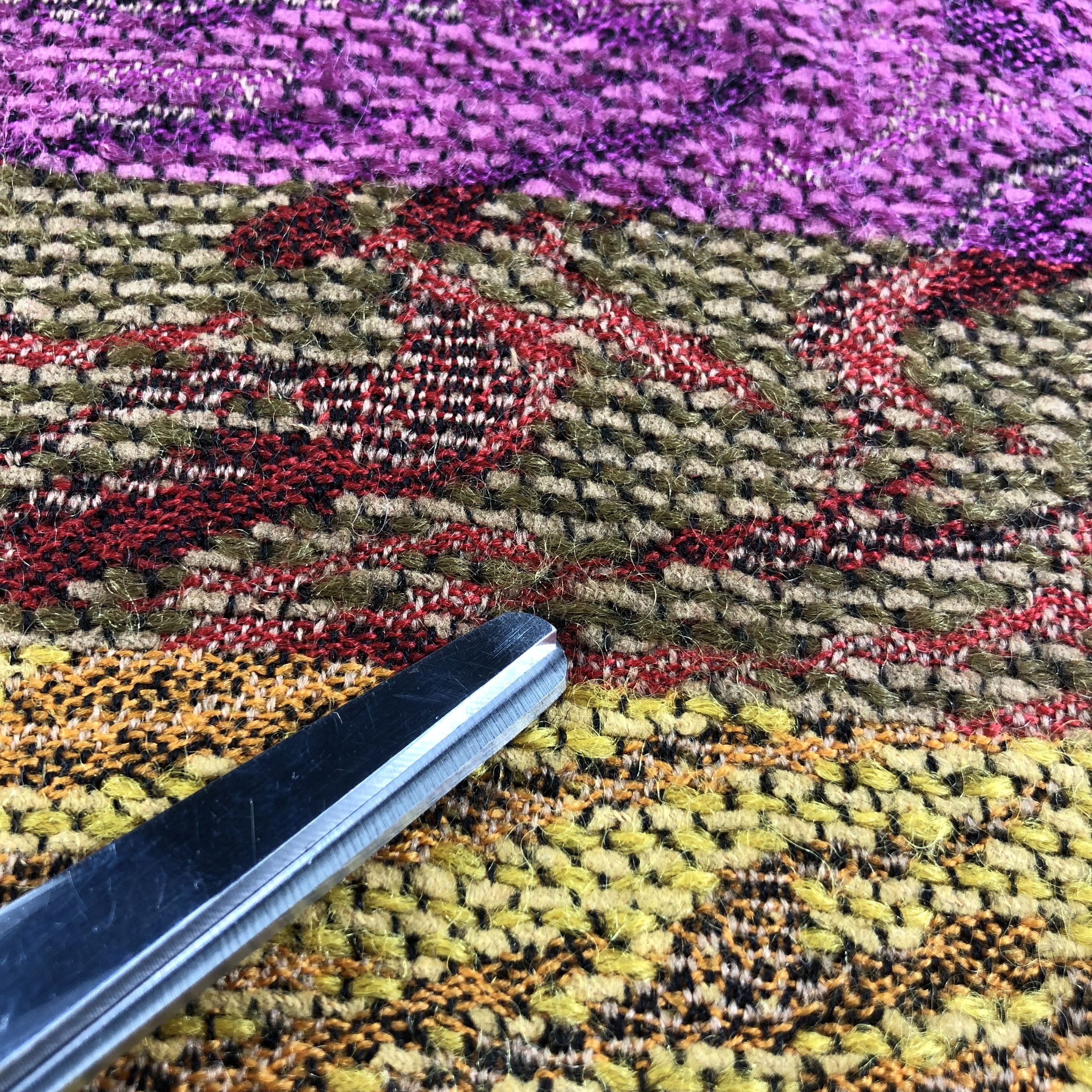Kenzo Kenzo Colorful Wool Scarf Muffler V1195 Size ONE SIZE - 5 Thumbnail