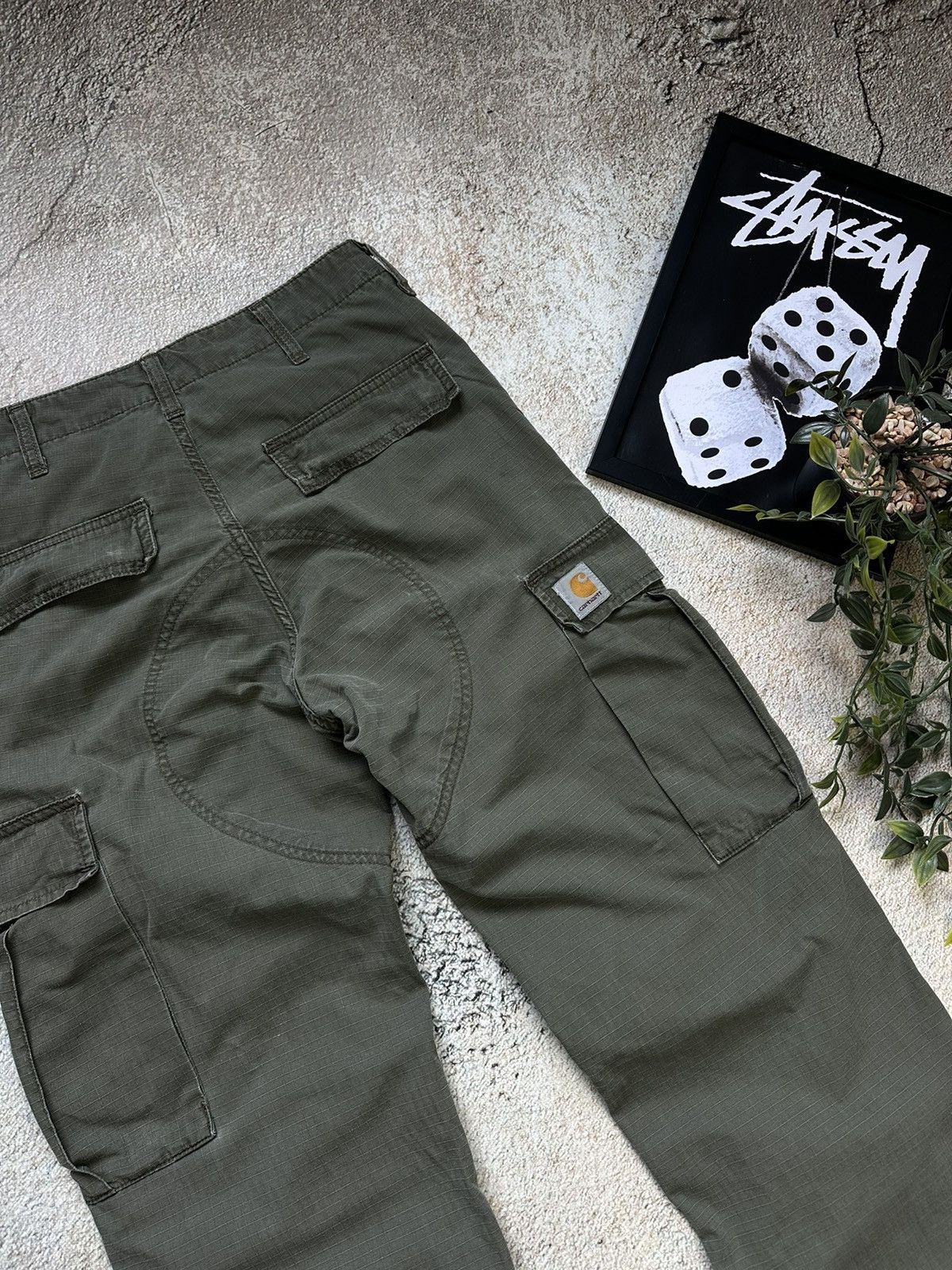 Carhartt × Vintage Vintage cargo pants carhartt boxy fit Size US 34 / EU 50 - 5 Thumbnail