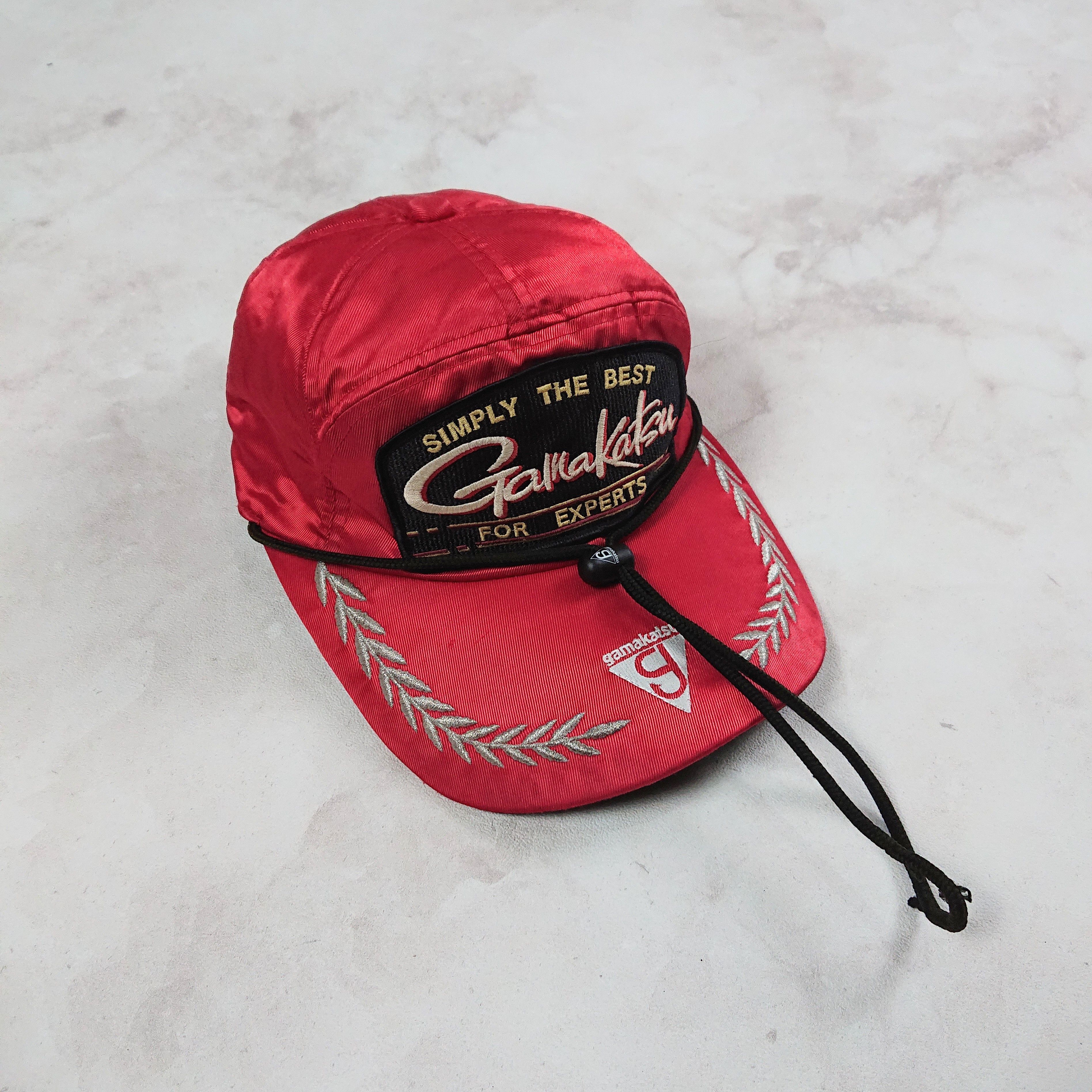 Japanese Brand Vintage Rare Gamakatsu Japan Fishing Gear Cap Size ONE SIZE - 2 Thumbnail