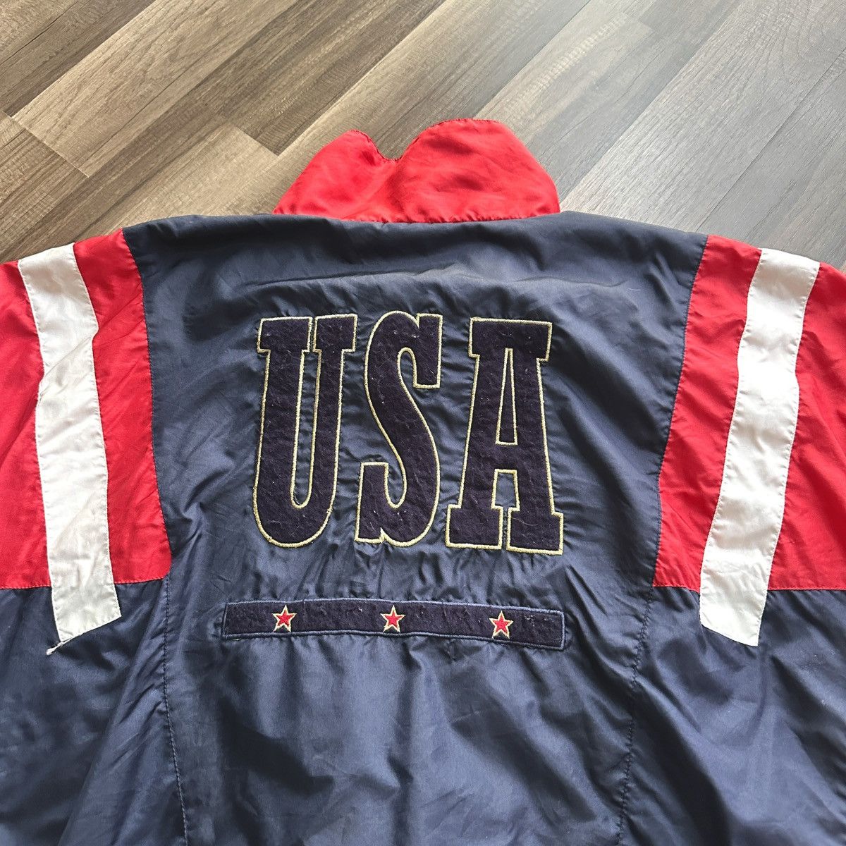 Vintage Vintage USA Windbreaker Jacket Size US XL / EU 56 / 4 - 3 Thumbnail