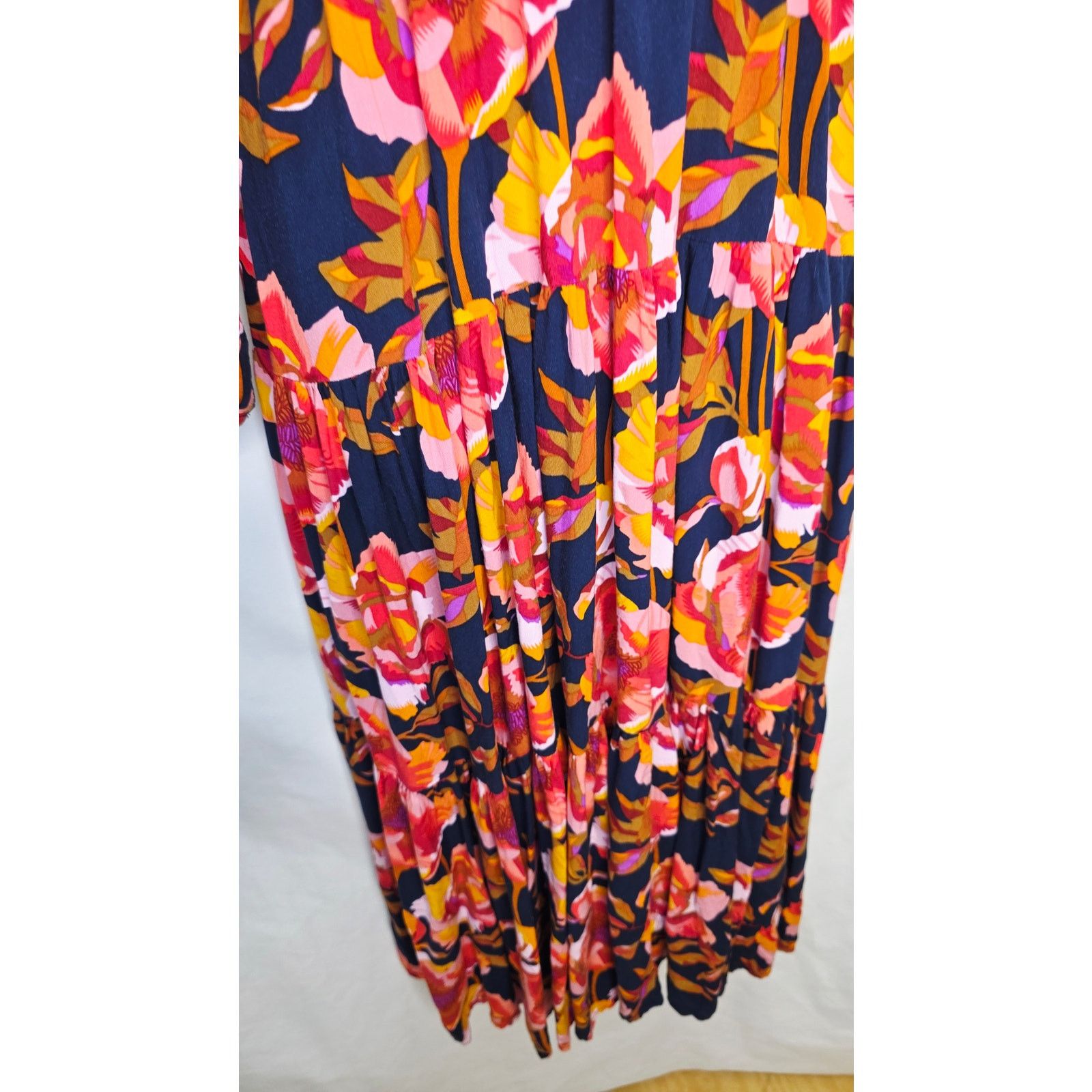 Other Petal & Pup Floral Midi Dress Womens Medium Belted boho Size M / US 6-8 / IT 42-44 - 7 Thumbnail
