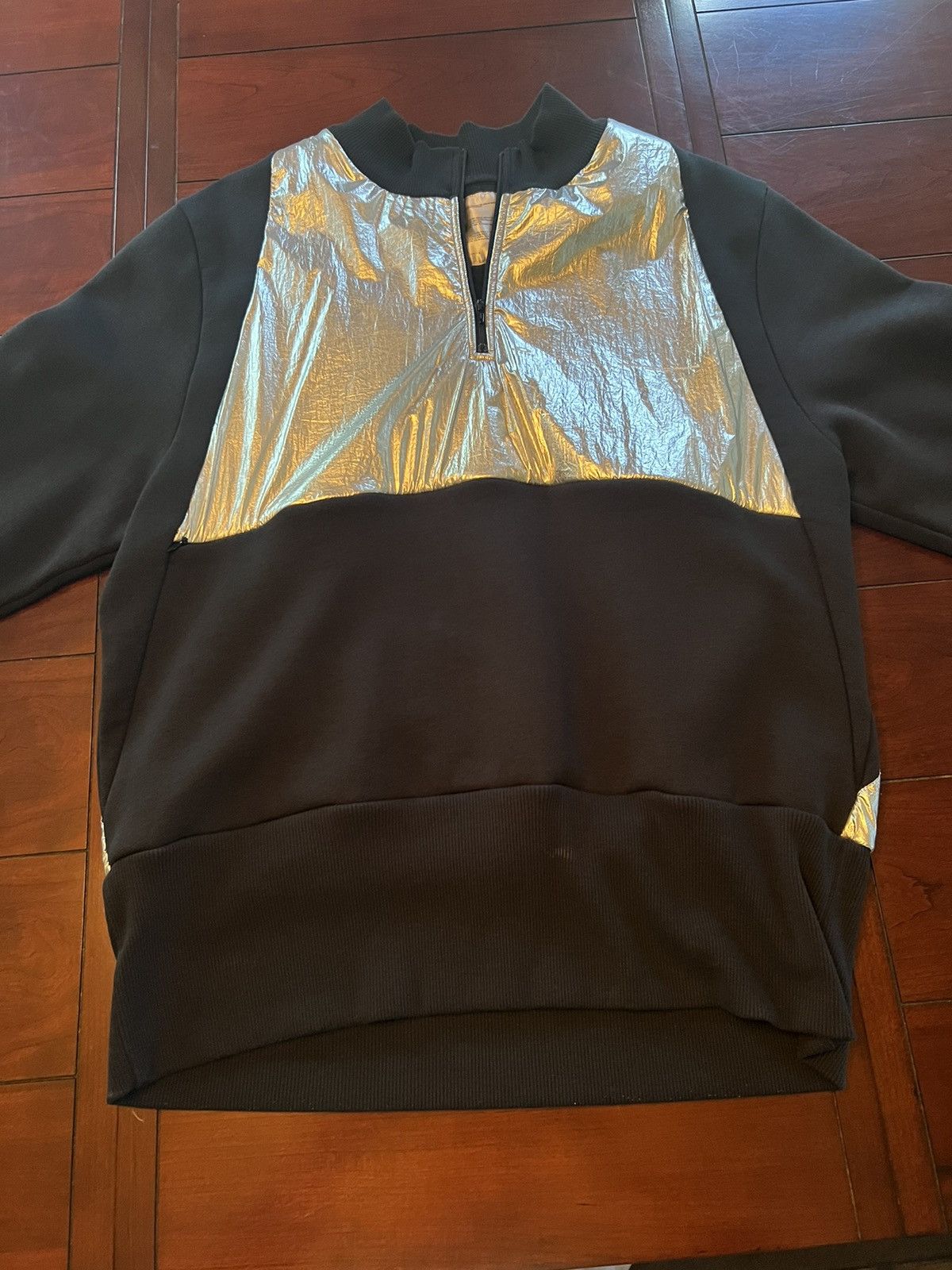 Oakley Oakley by Samuel Ross Metallic Panel Half-Zip Sweatshirt Size US L / EU 52-54 / 3 - 3 Thumbnail