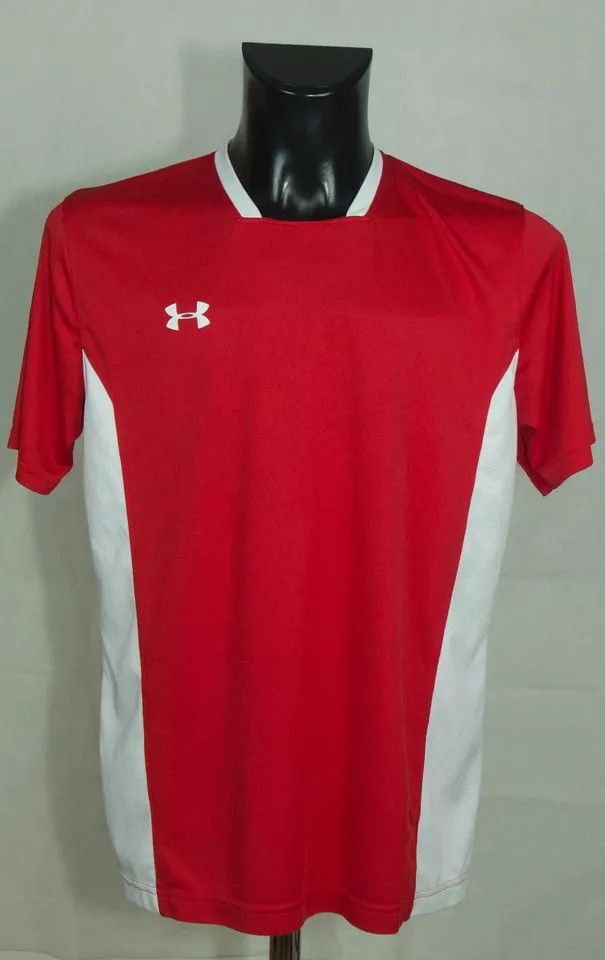 Under Armour UNDER ARMOUR ACTIVEWEAR TOP RED SIZE L VGC Size US L / EU 52-54 / 3 - 1 Thumbnail