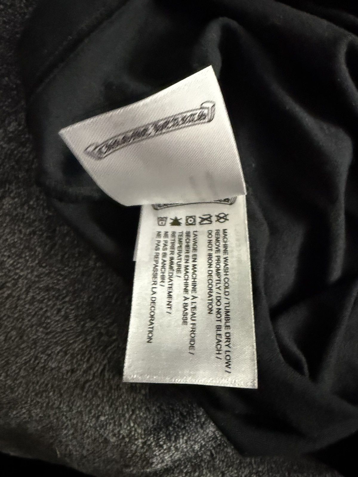 Chrome Hearts Chrome Hearts Neck Logo SS Pocket Crewneck Tee Black Size M Size US M / EU 48-50 / 2 - 14 Thumbnail
