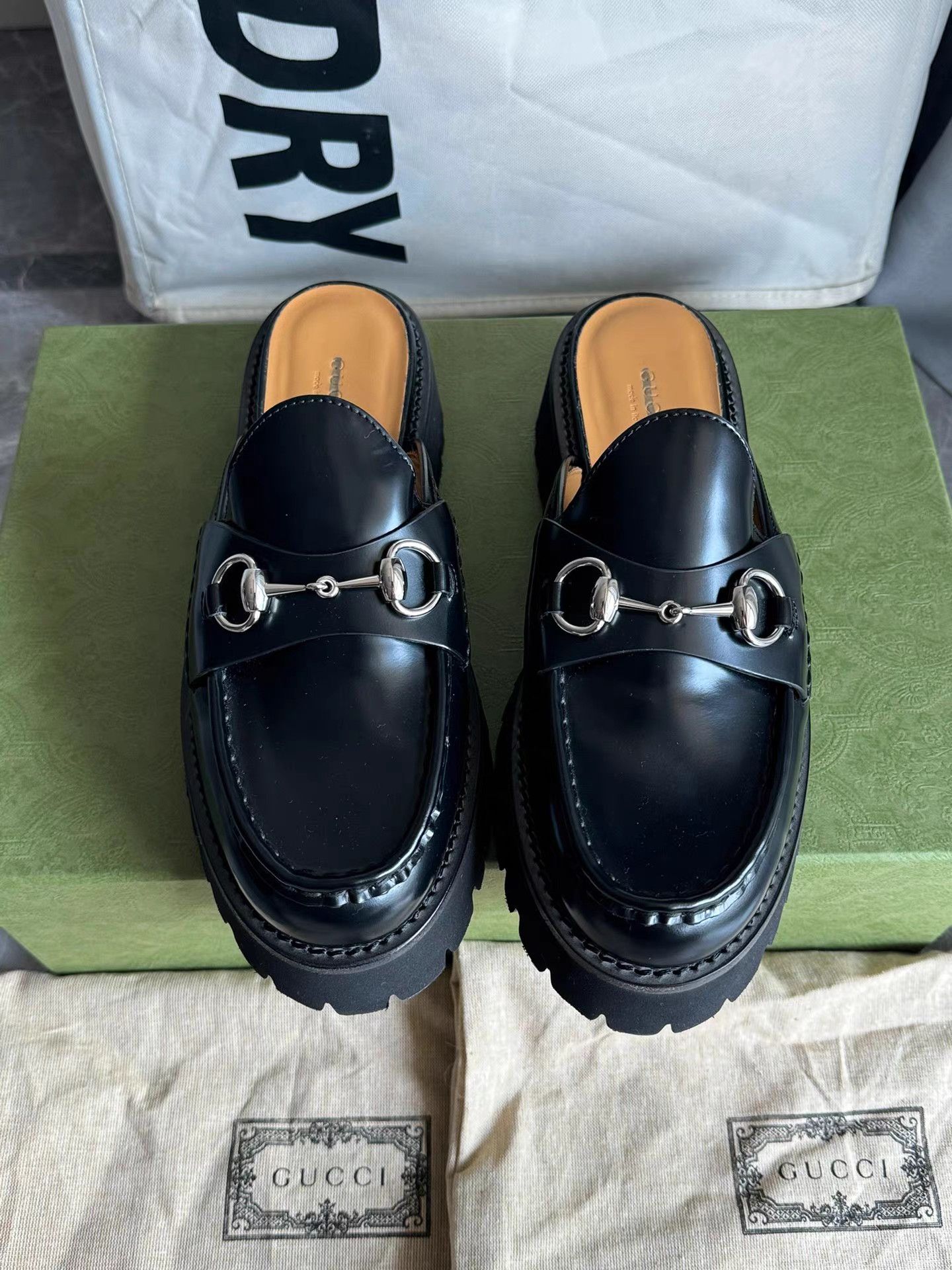 Gucci Gucci Horsebit Platform Loafer Mules K6 Size US 8 / IT 38 - 2 Thumbnail