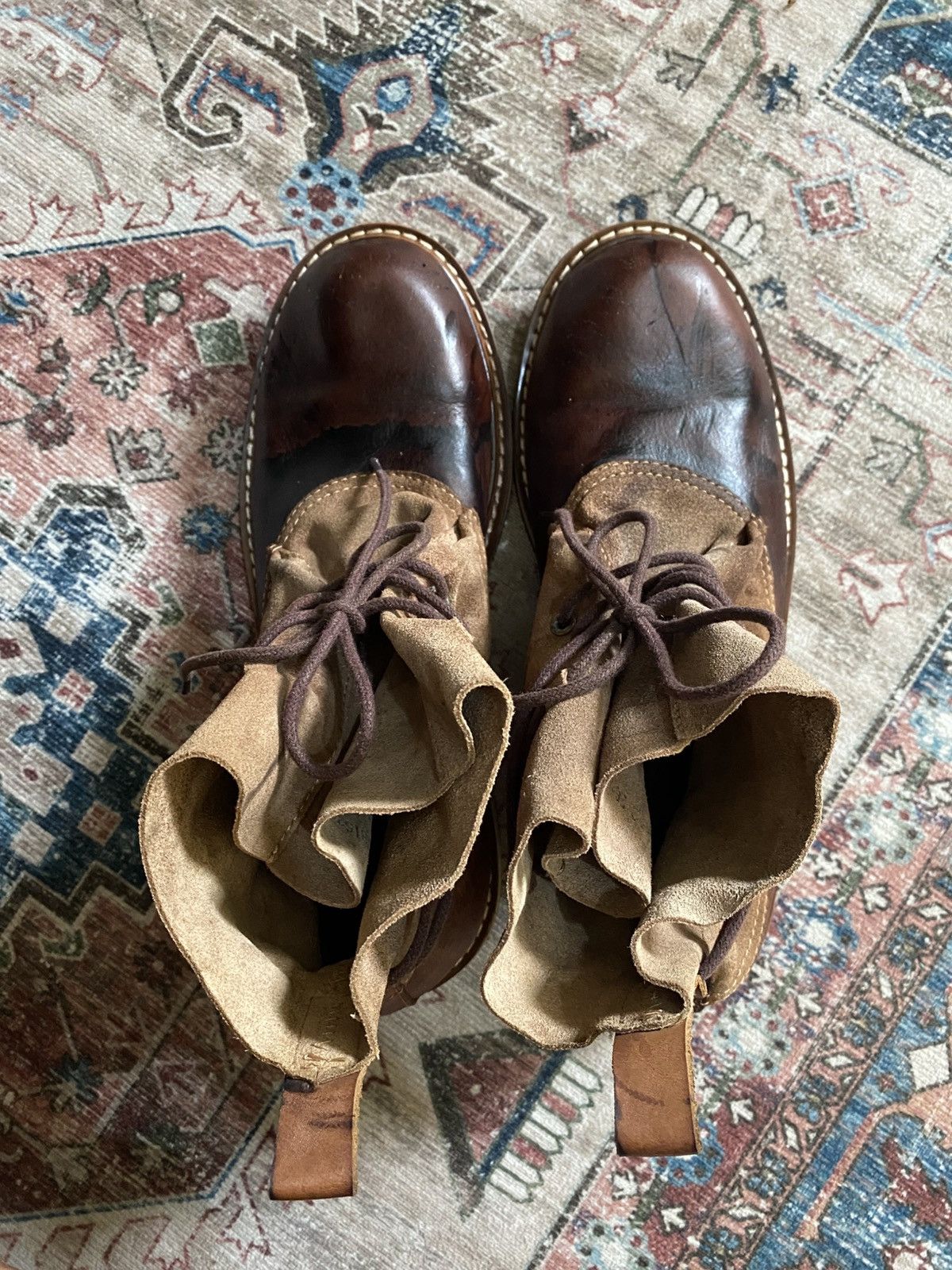 Vintage Vintage leather ankle boots Size US 8.5 / EU 41-42 - 11 Thumbnail